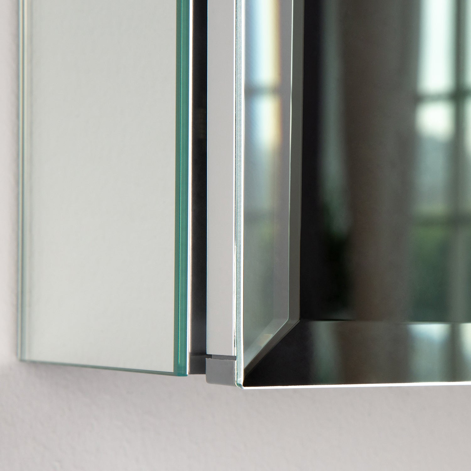 20 x 26 in. Rectangular Silver Aluminum Recessed/Surface Mount Medicine Cabinet with Mirror