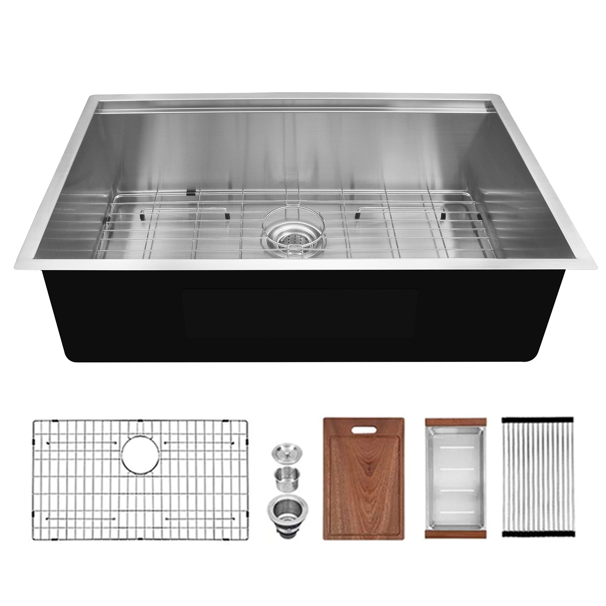 Undermount Single Bowl Stainless Steel Kitchen Sink