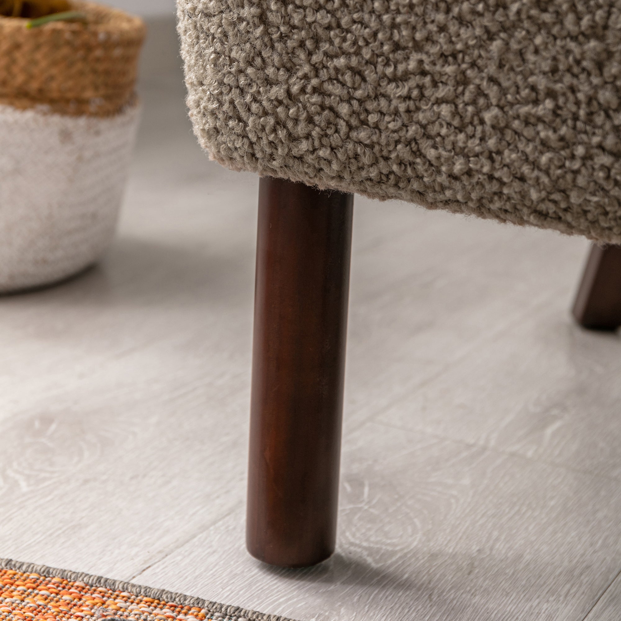 30" Wide Tufted Polyester Side Chair