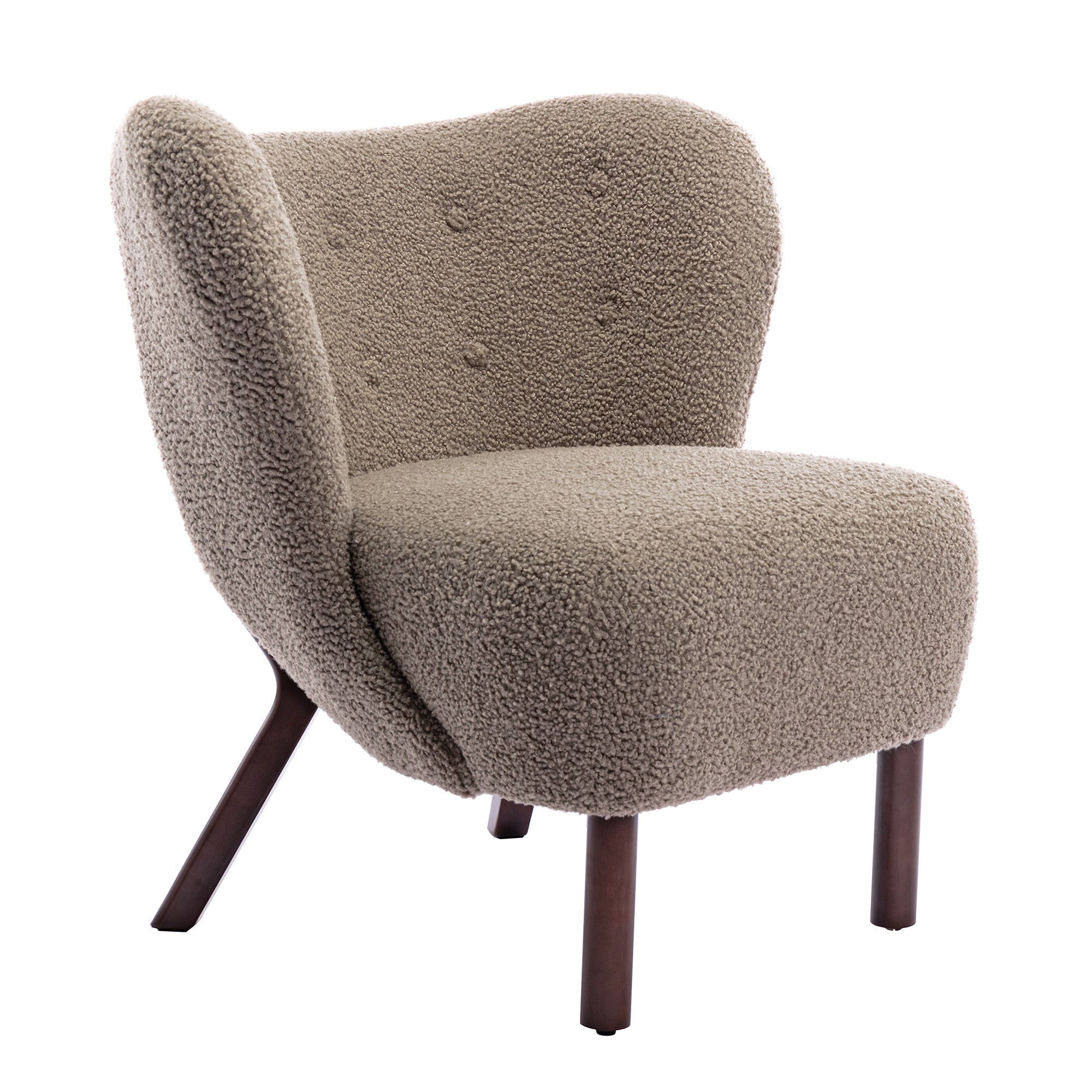 30" Wide Tufted Polyester Side Chair