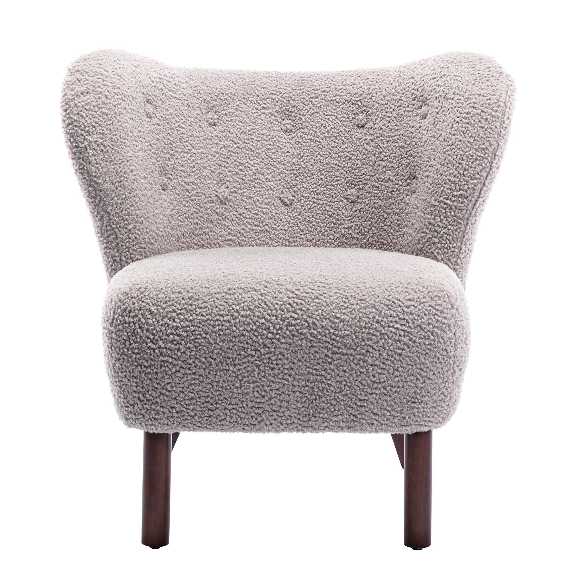 30" Wide Tufted Polyester Side Chair