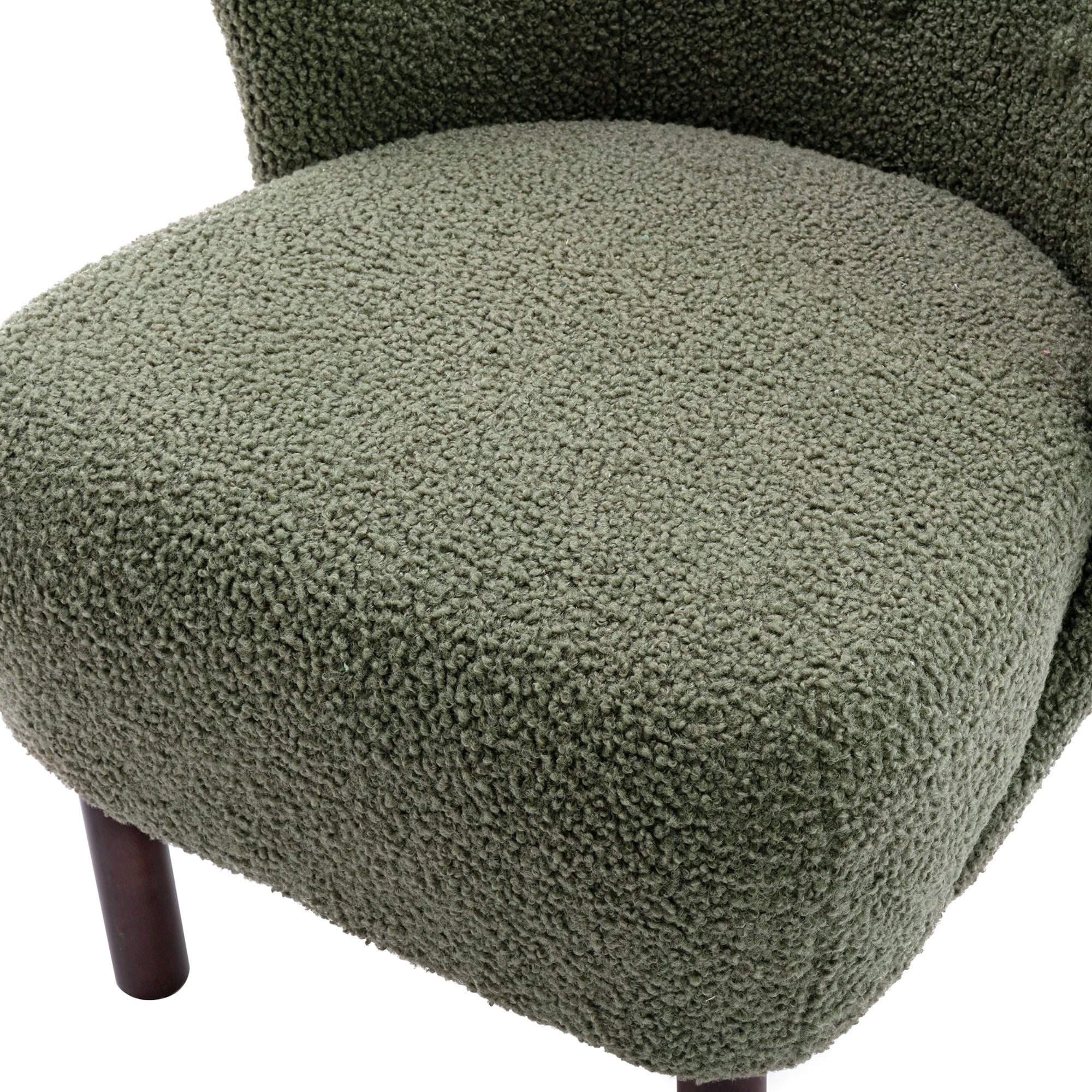 30" Wide Tufted Polyester Side Chair