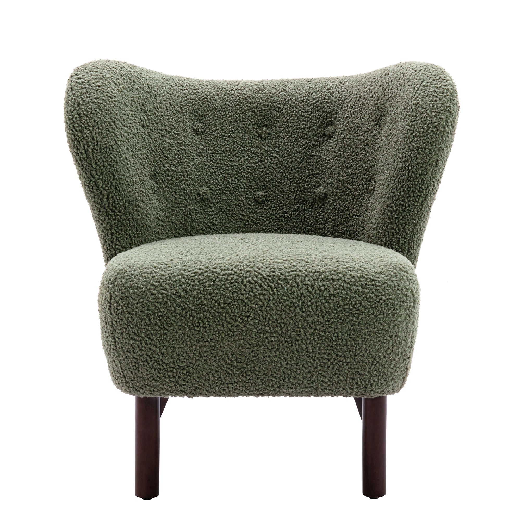 30" Wide Tufted Polyester Side Chair