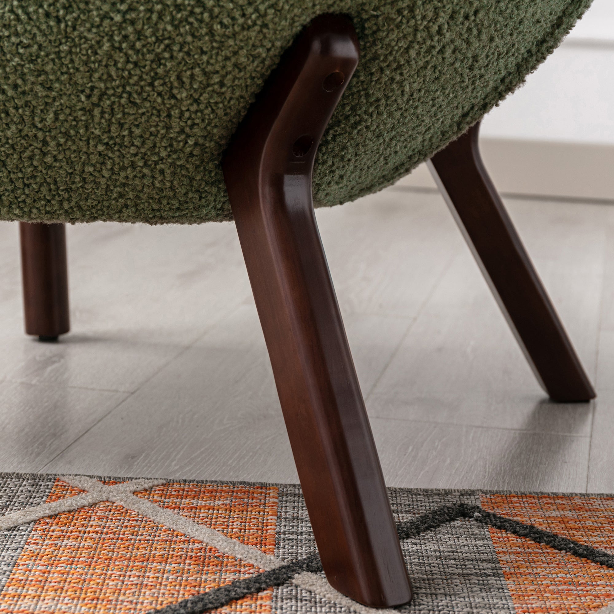 30" Wide Tufted Polyester Side Chair