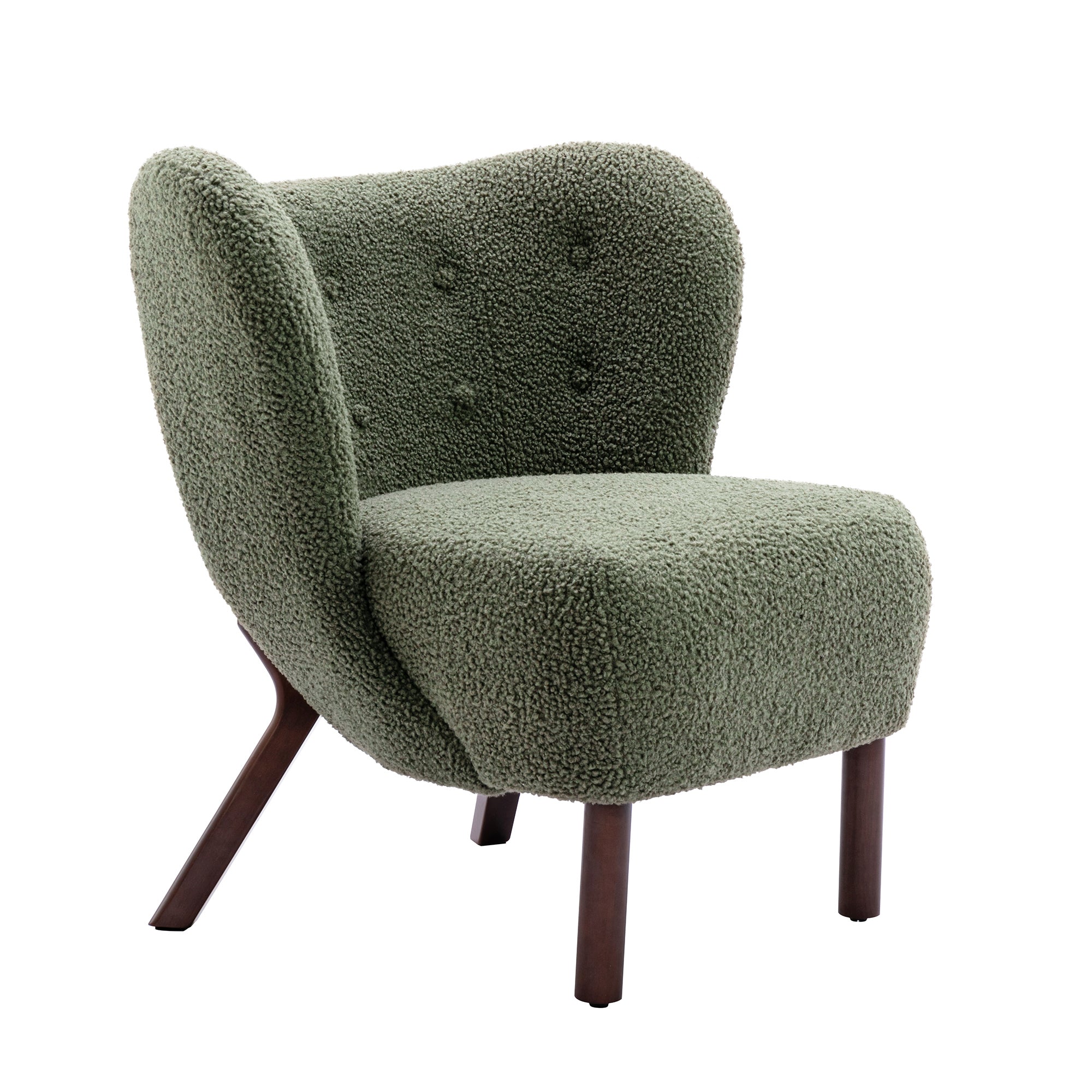 30" Wide Tufted Polyester Side Chair