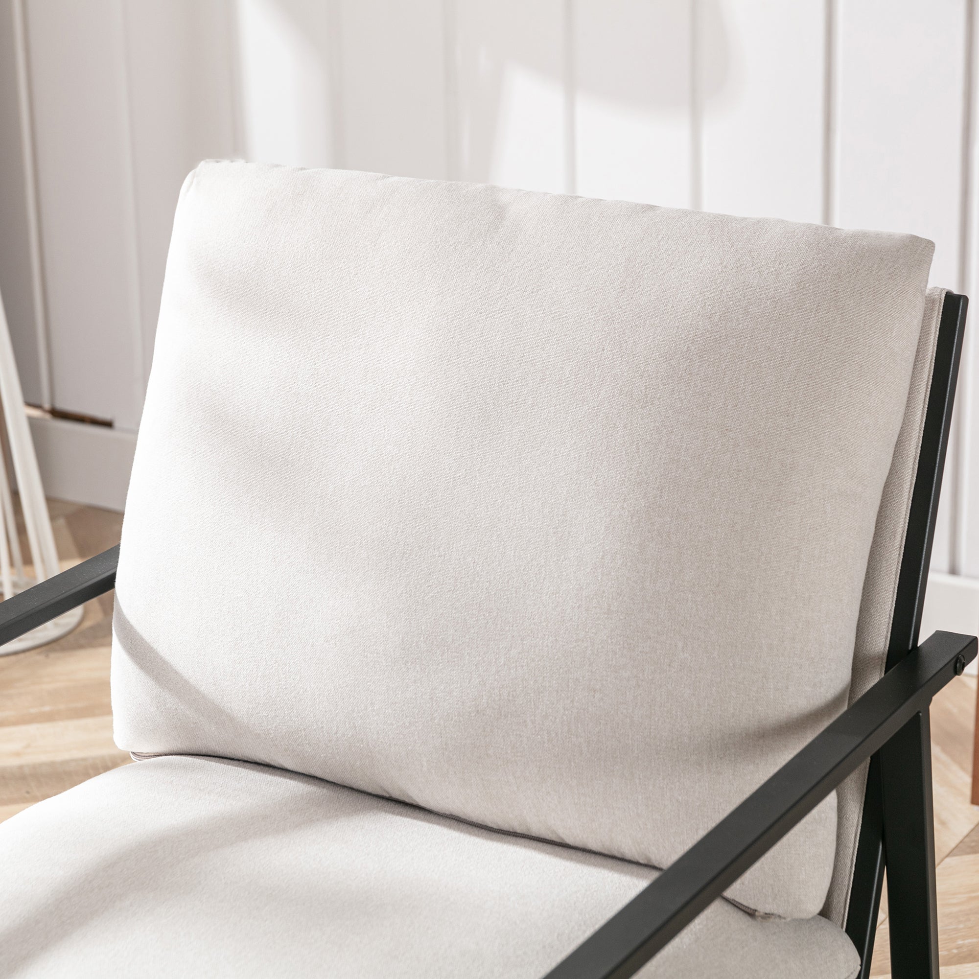 24" Wide Faux Leather Armchair