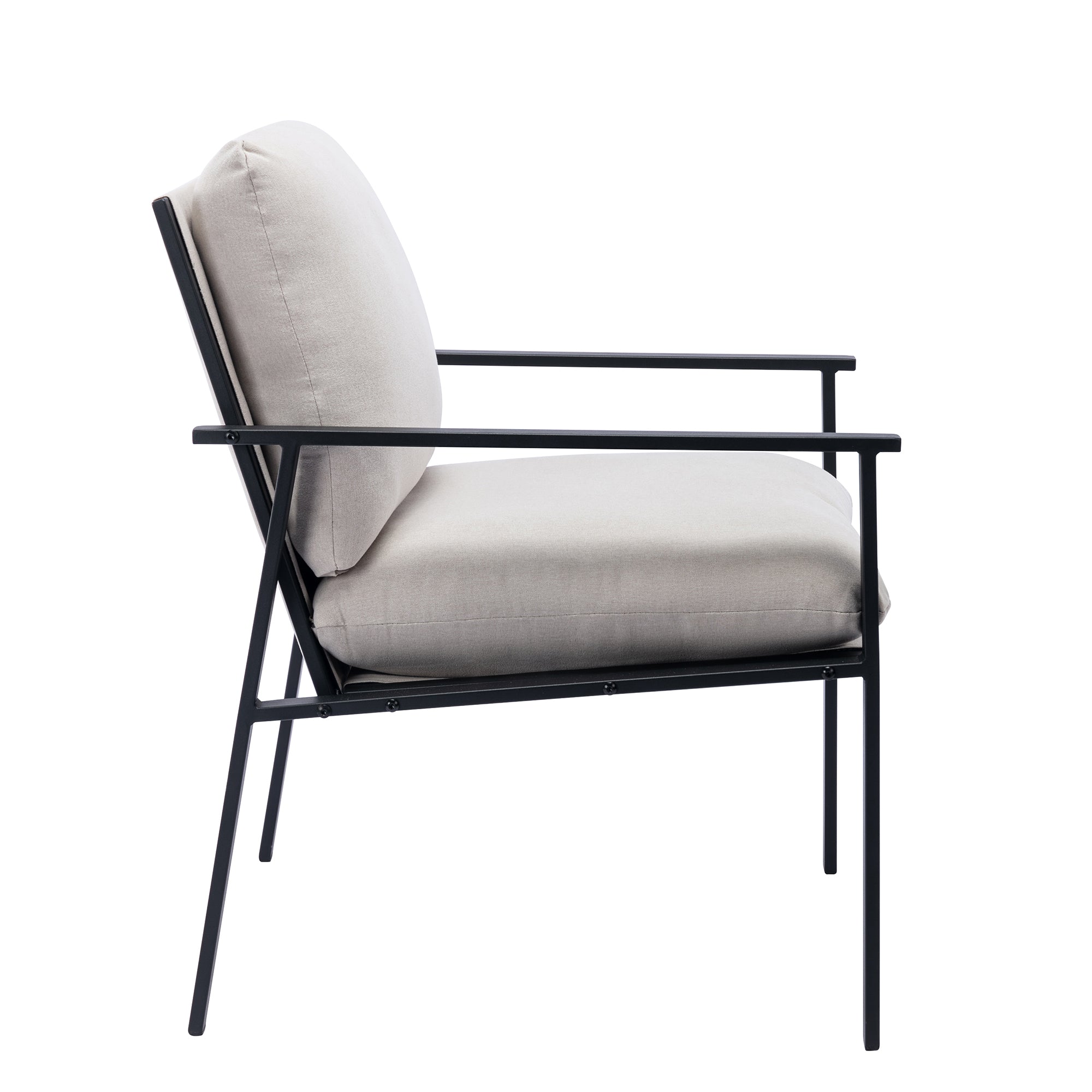 24" Wide Faux Leather Armchair