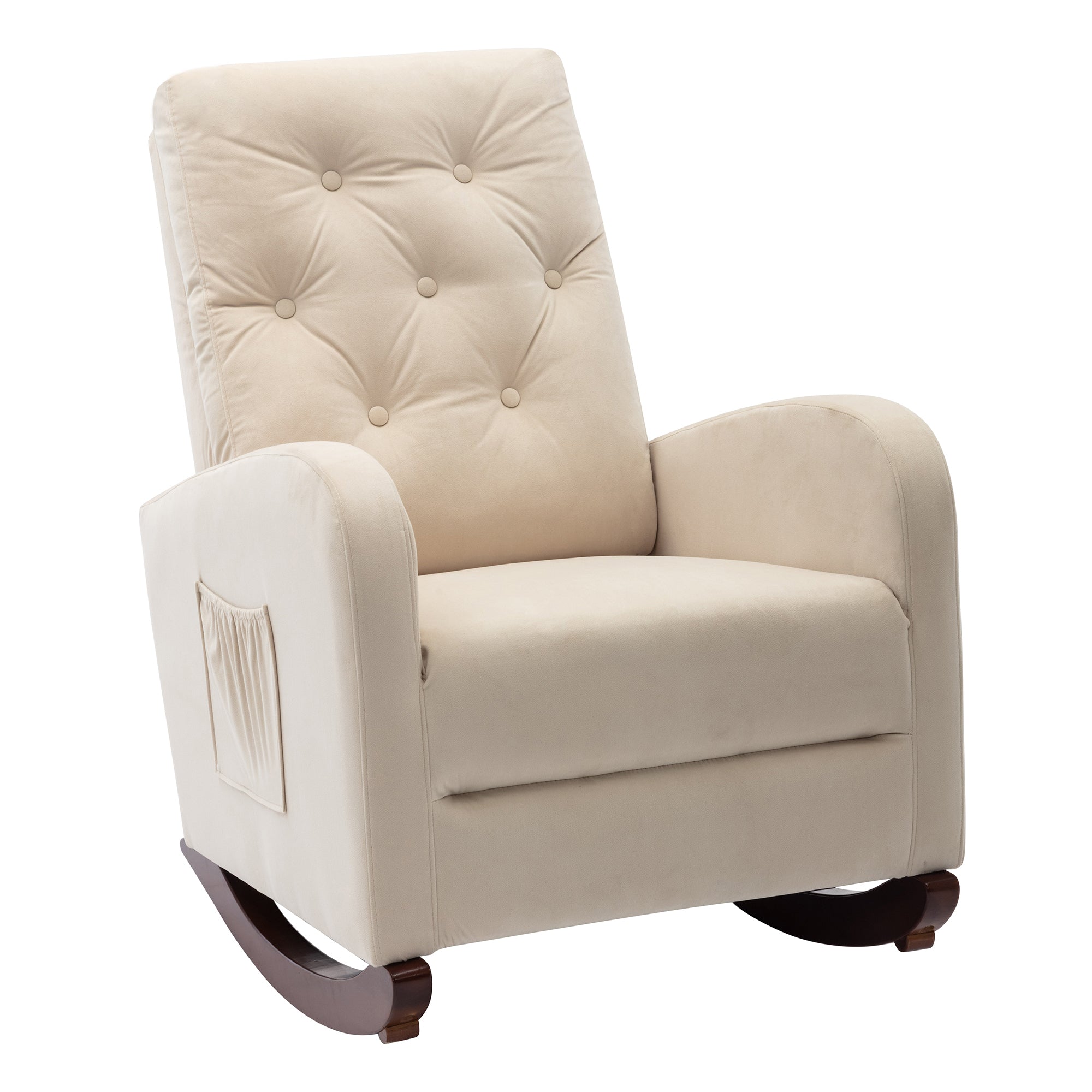 26" Wide Tufted Rocking Chair