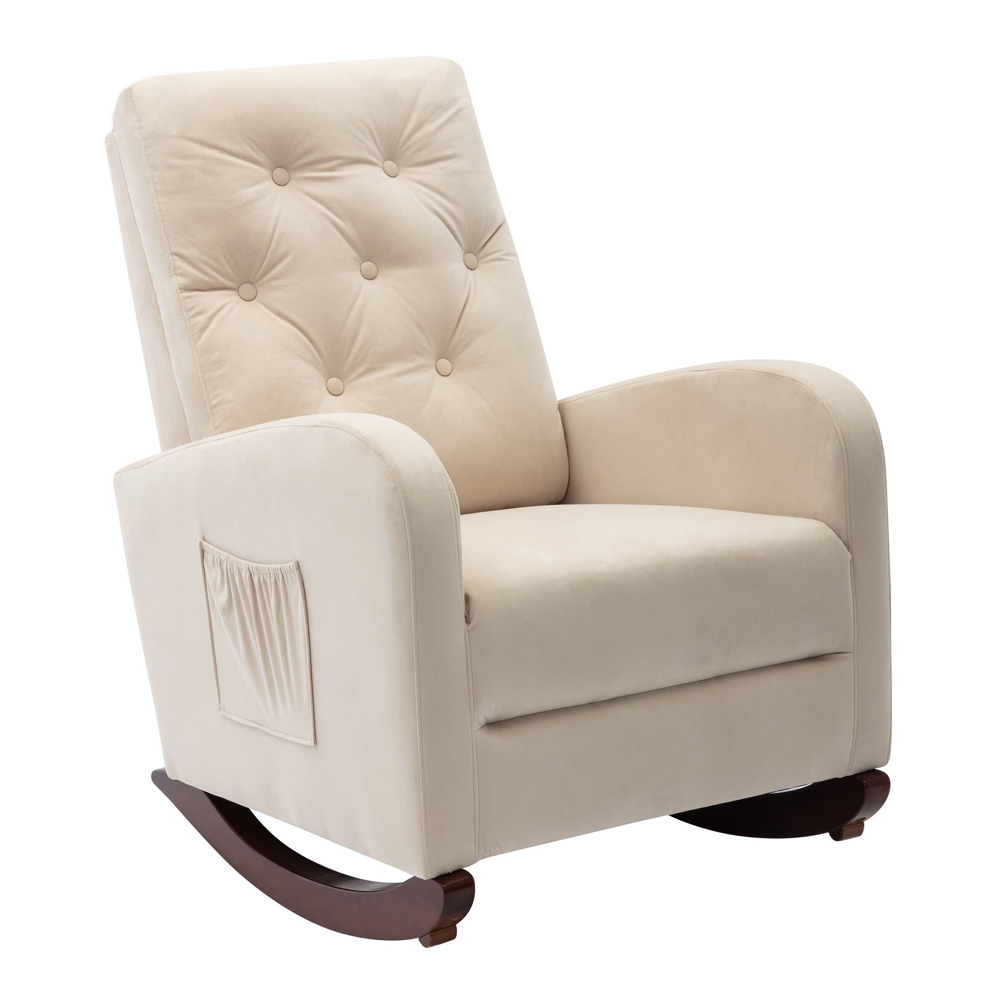 26" Wide Tufted Rocking Chair