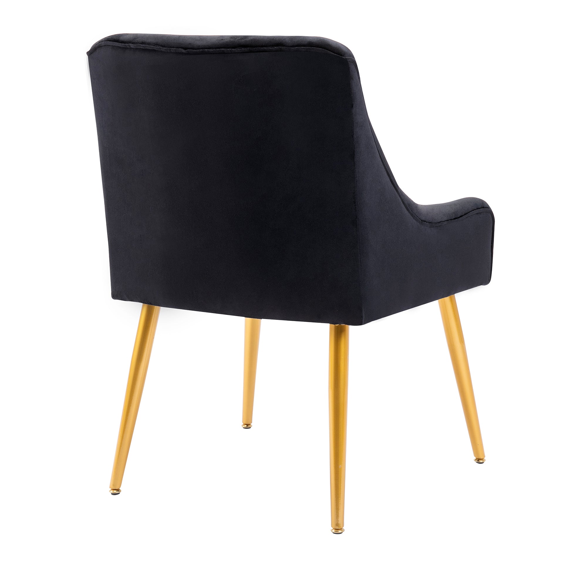 22" Wide Velvet Side Chair with Adjustable Feet