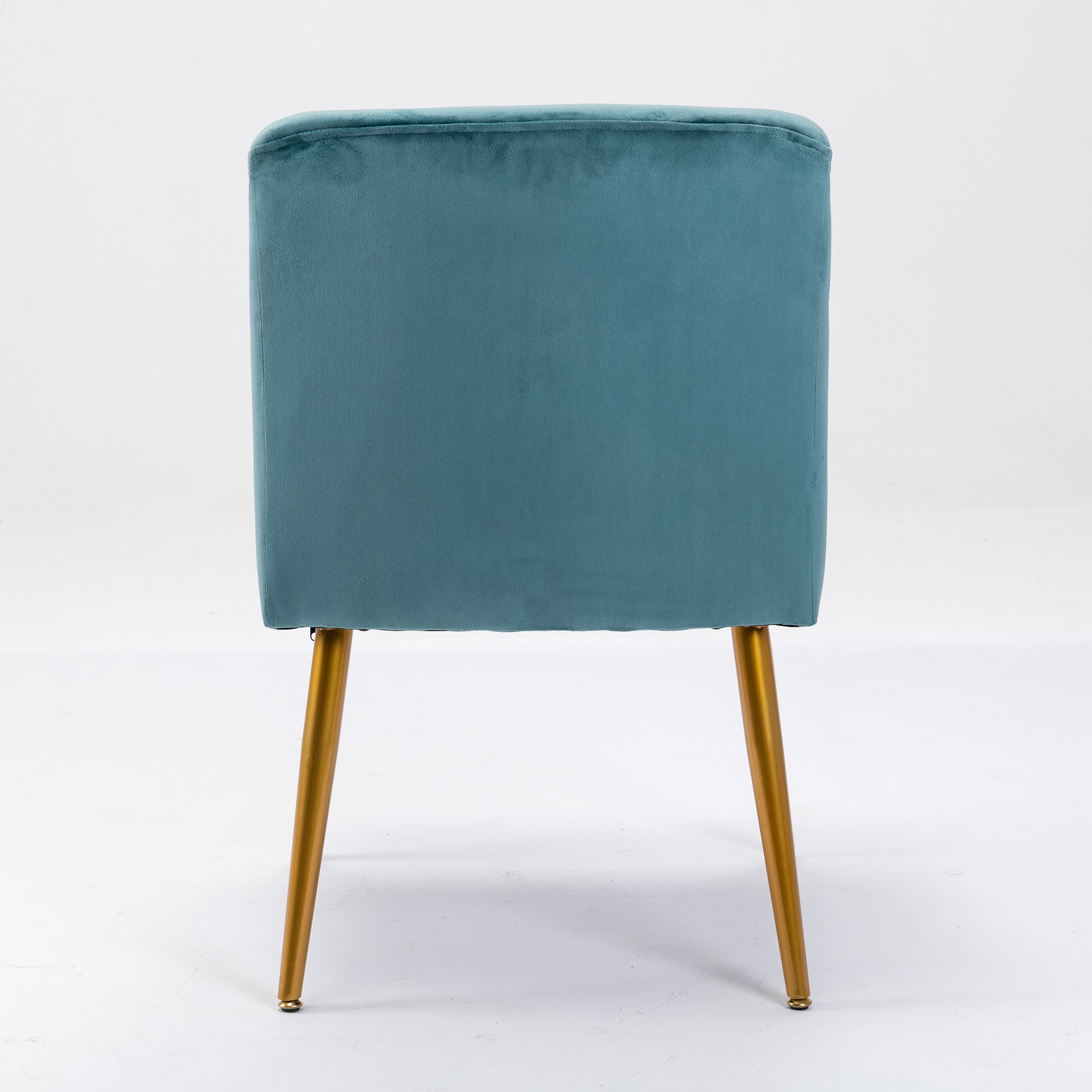 22" Wide Velvet Side Chair with Adjustable Feet