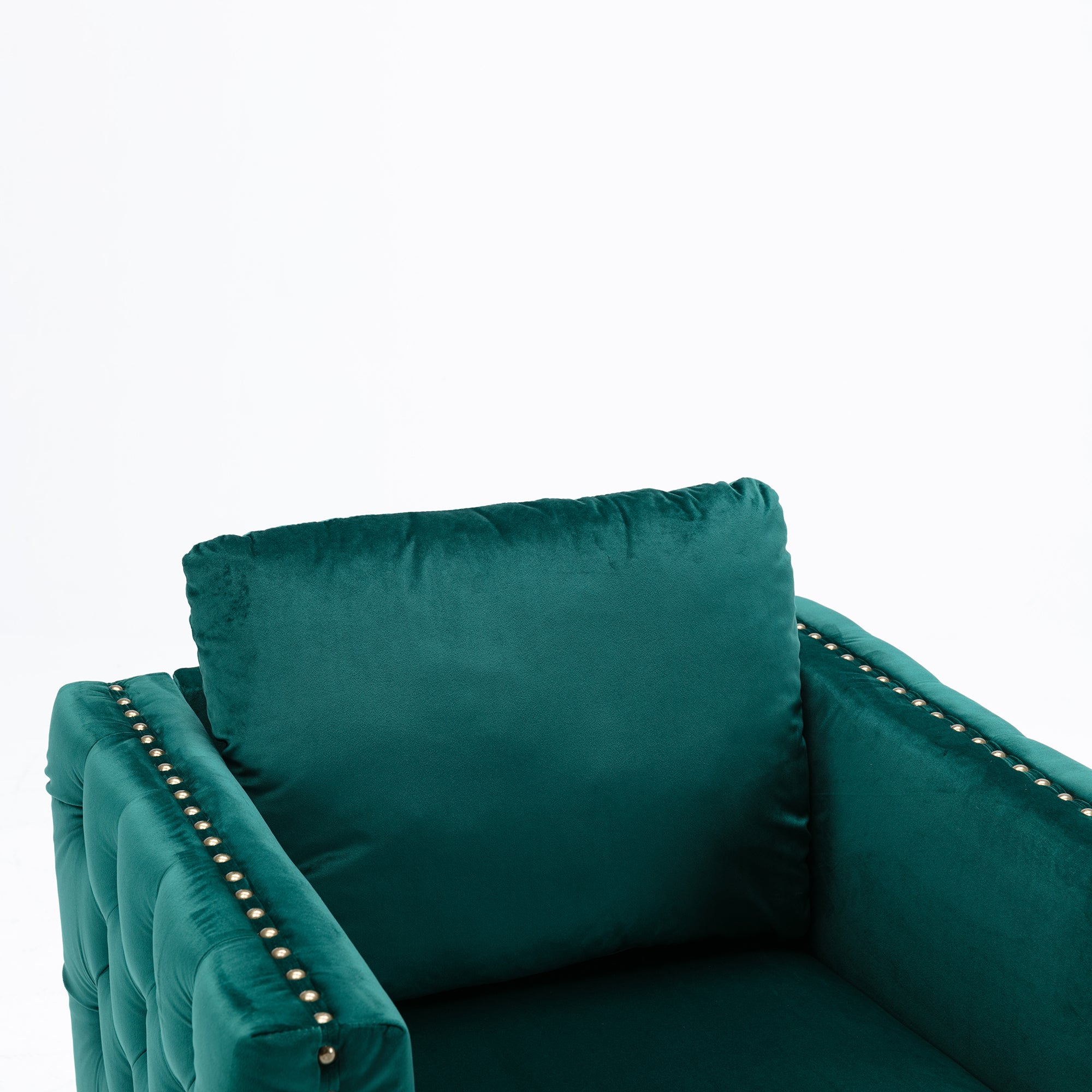 28" Wide Tufted Velvet Club Chair