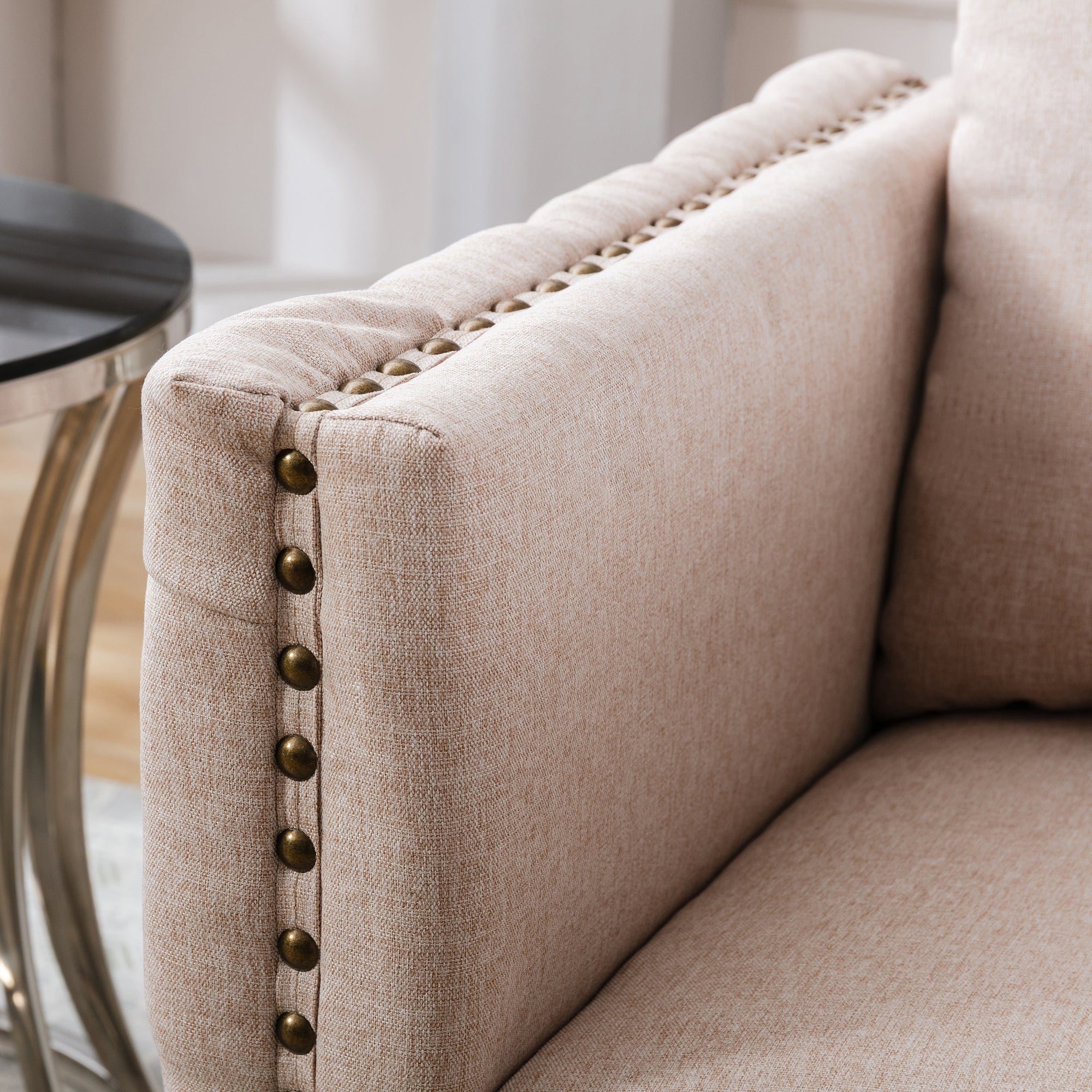 28" Wide Tufted Velvet Club Chair