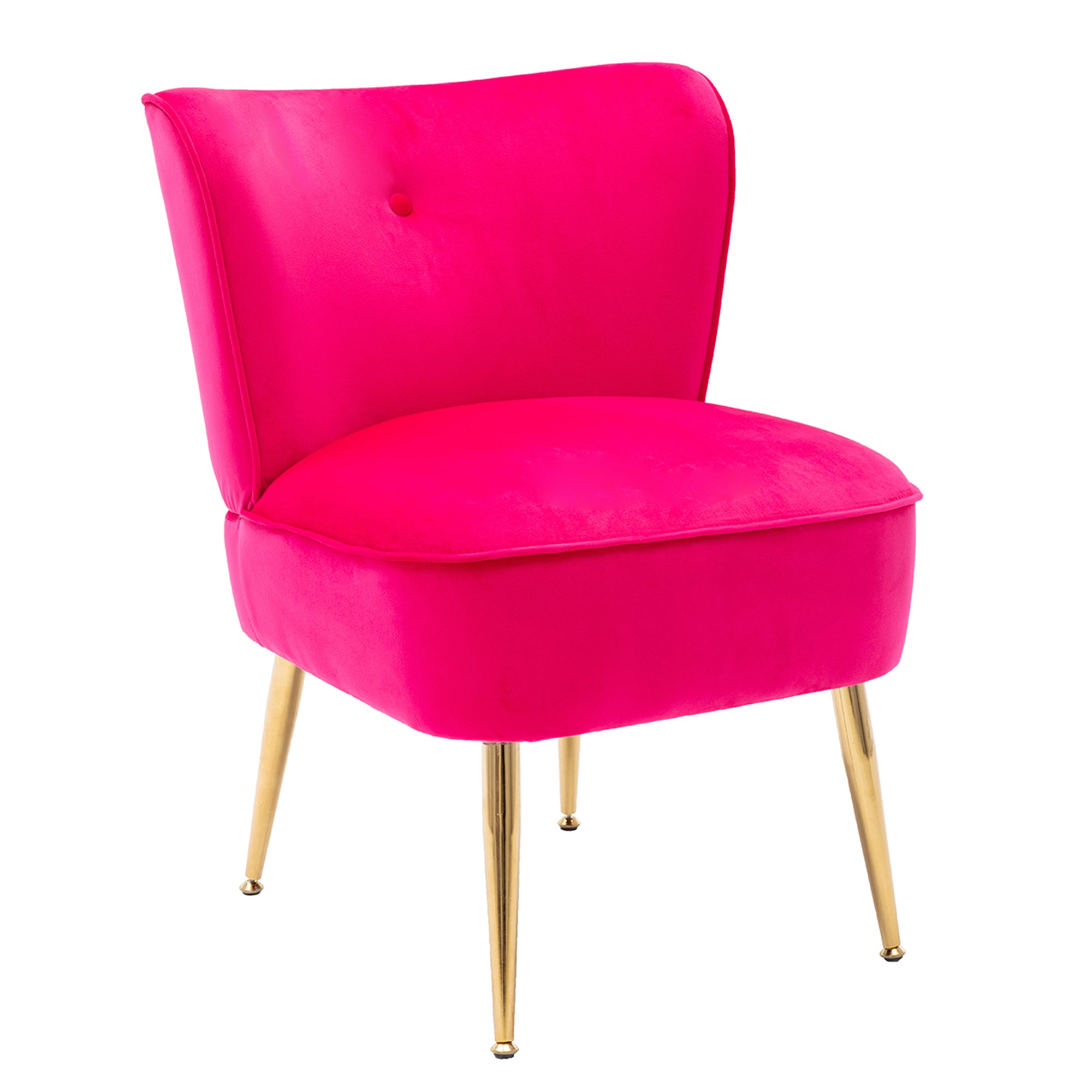 23" Wide Velvet Side Wingback Chair