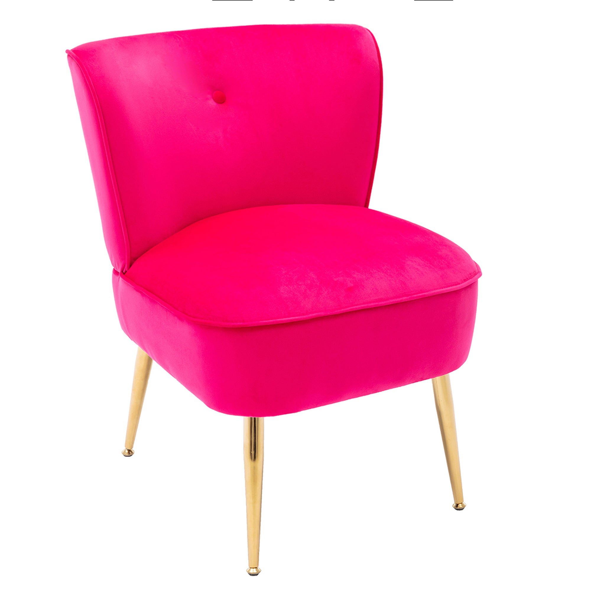 23" Wide Velvet Side Wingback Chair