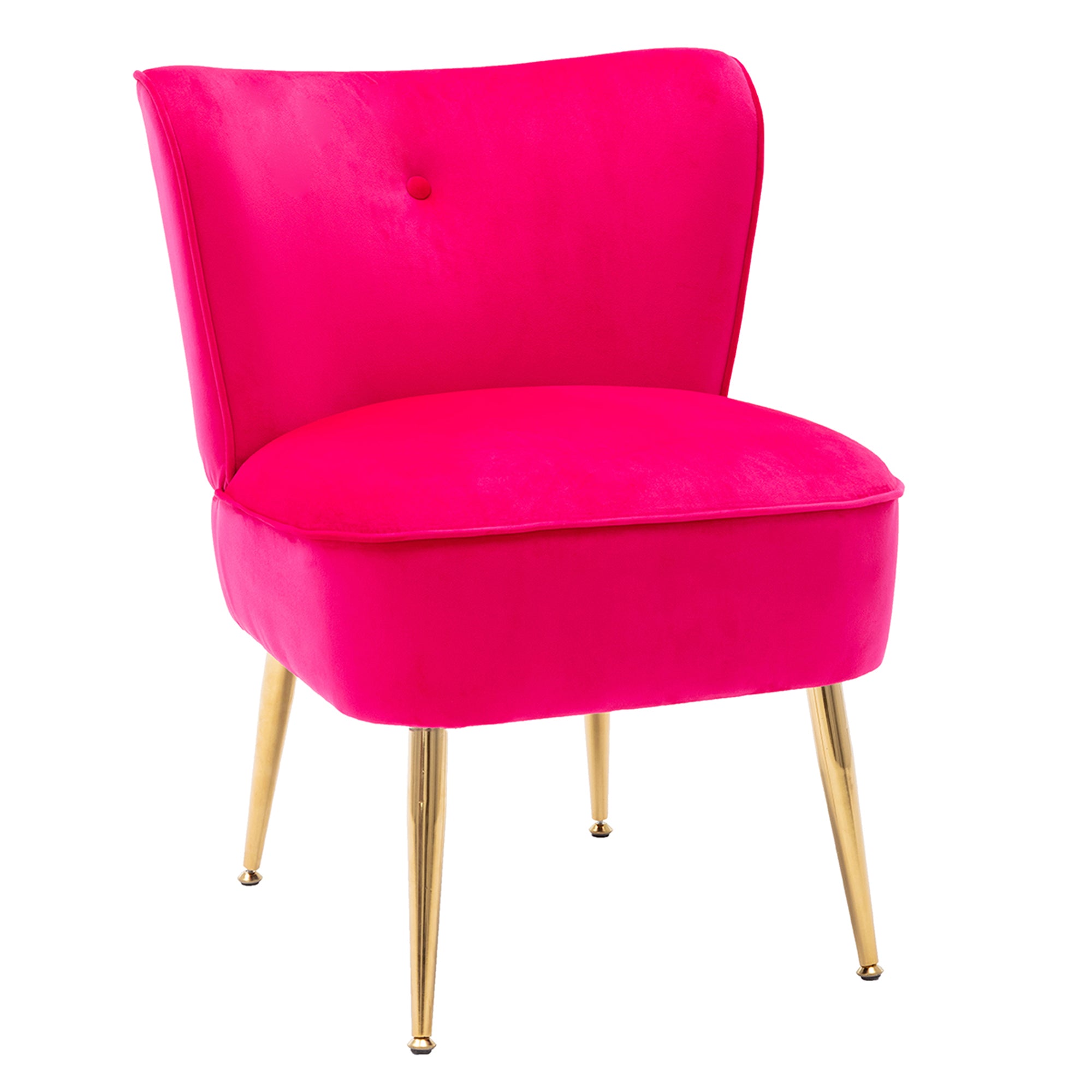 23" Wide Velvet Side Wingback Chair