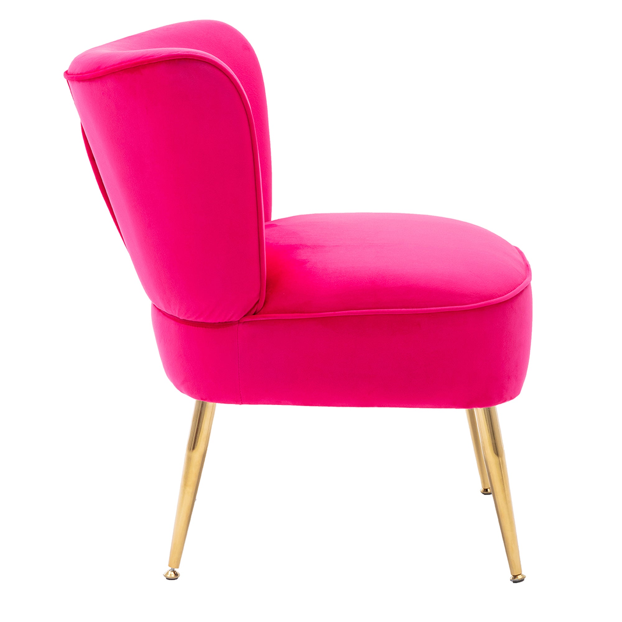 23" Wide Velvet Side Wingback Chair