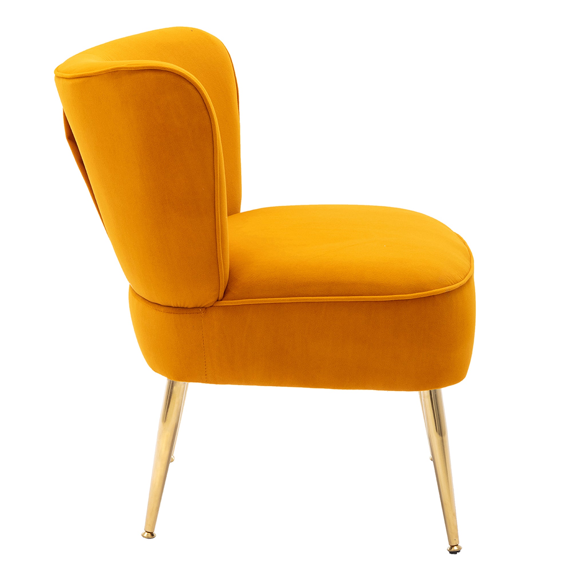 23" Wide Velvet Side Wingback Chair