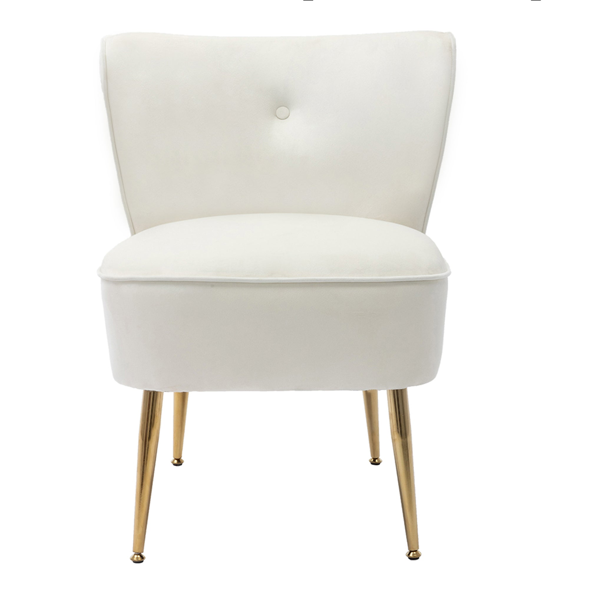 23" Wide Velvet Side Wingback Chair