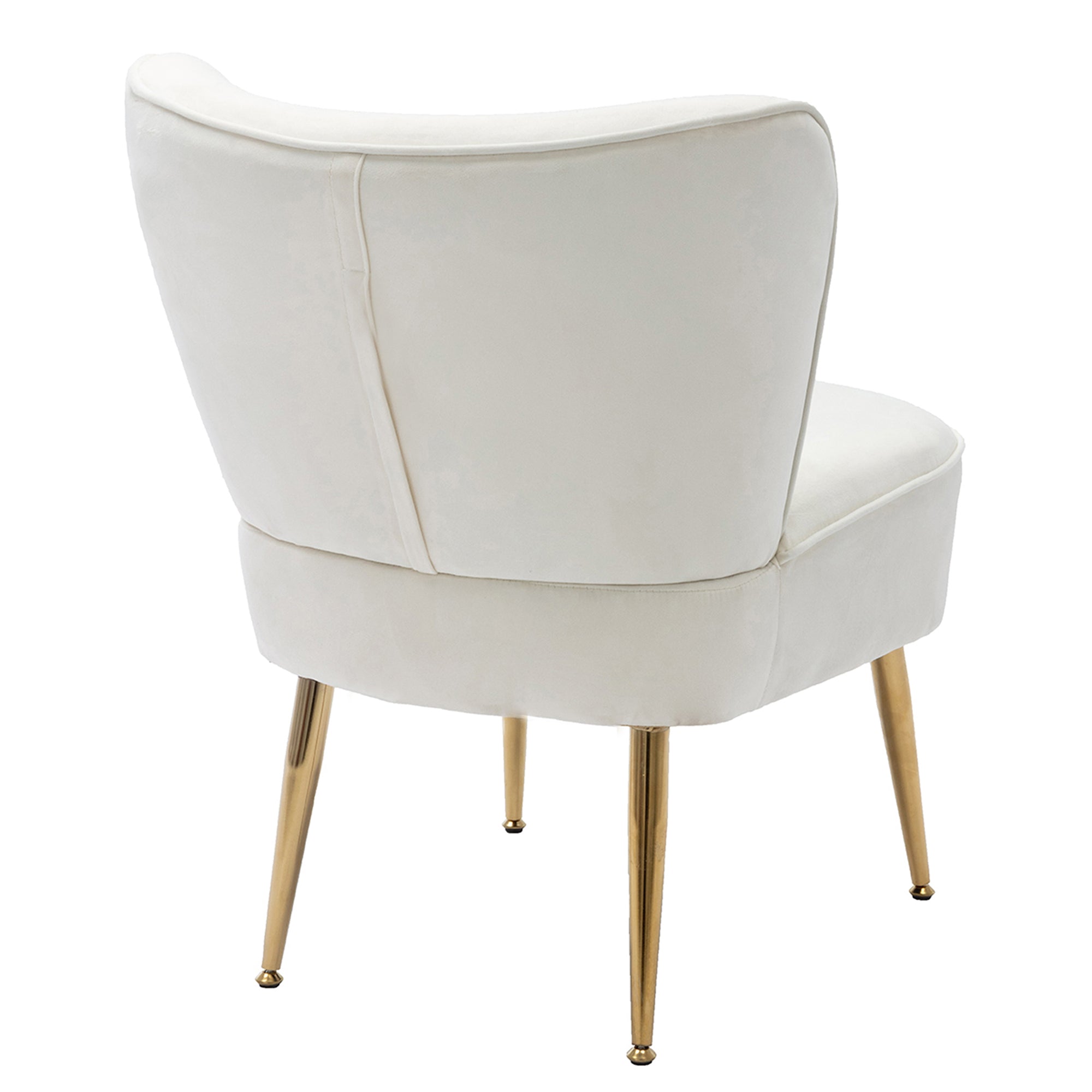 23" Wide Velvet Side Wingback Chair