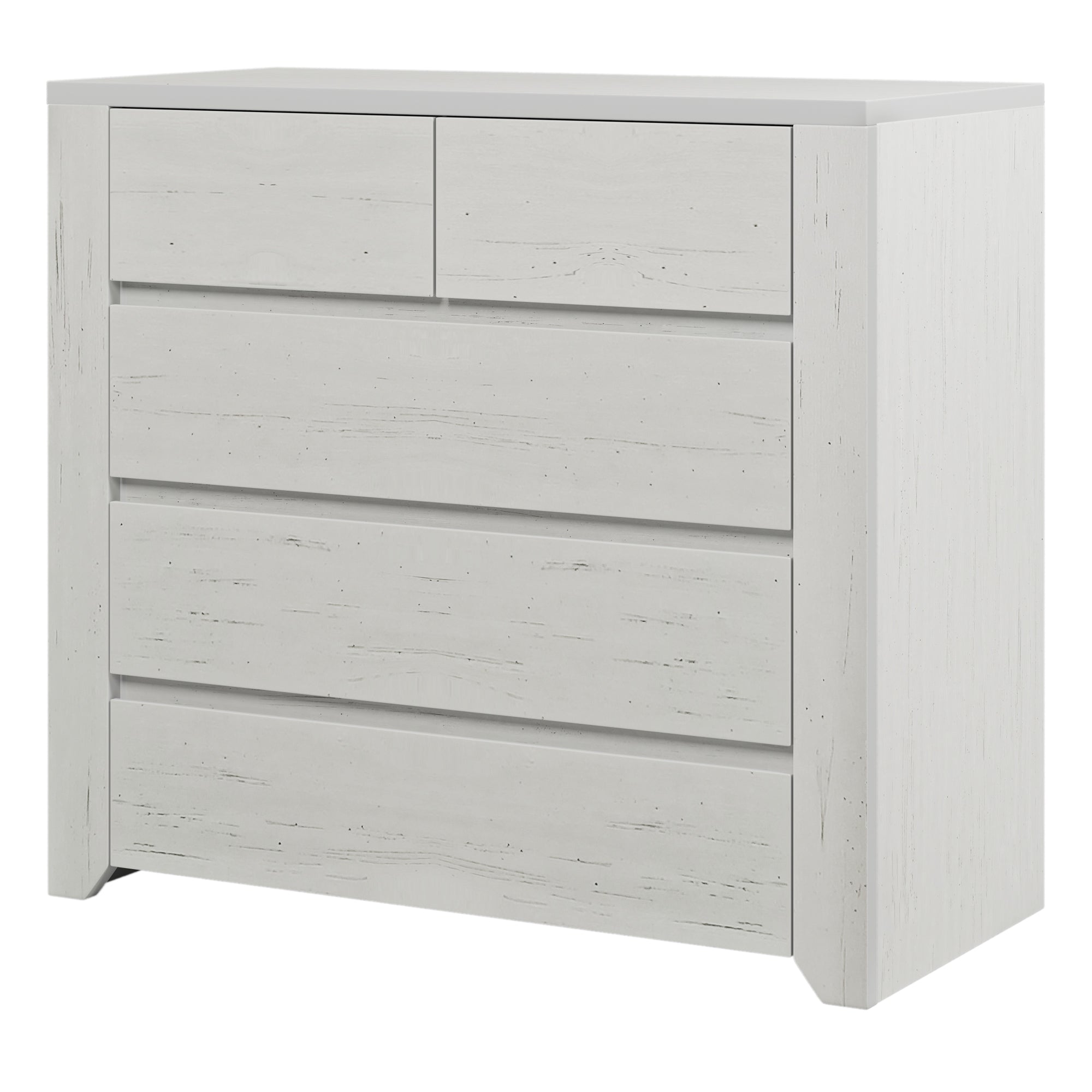 33"	Wood Accent Cabinet with 5 drawers