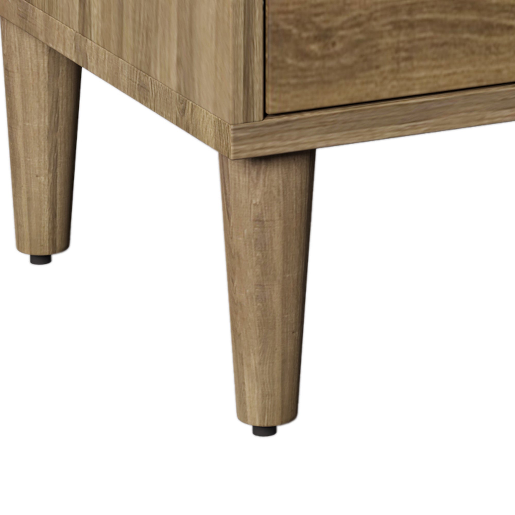 4 Drawers 30" W Wood Chest in Natural Walnut