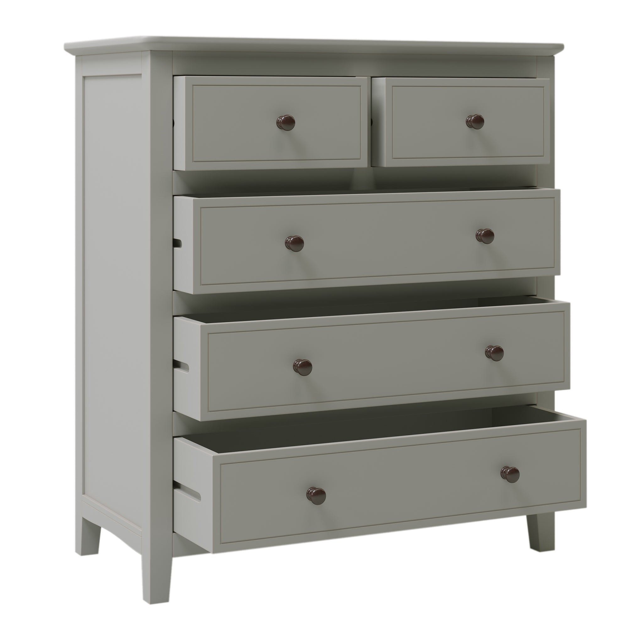 5-Drawer 33" W Solid Wood Chest