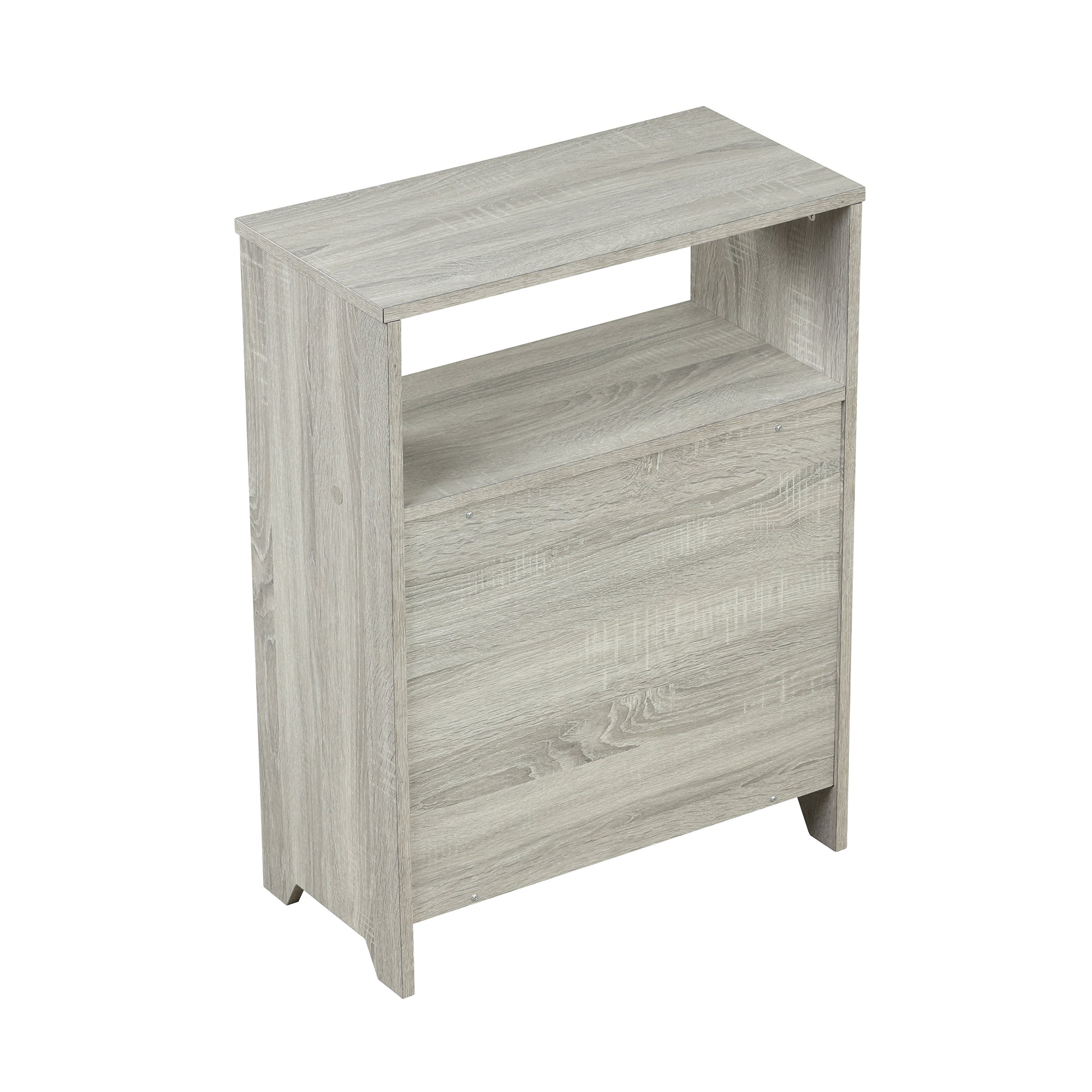 32" Wood 2-door Bathroom Cabinet with Adjustable Shelves