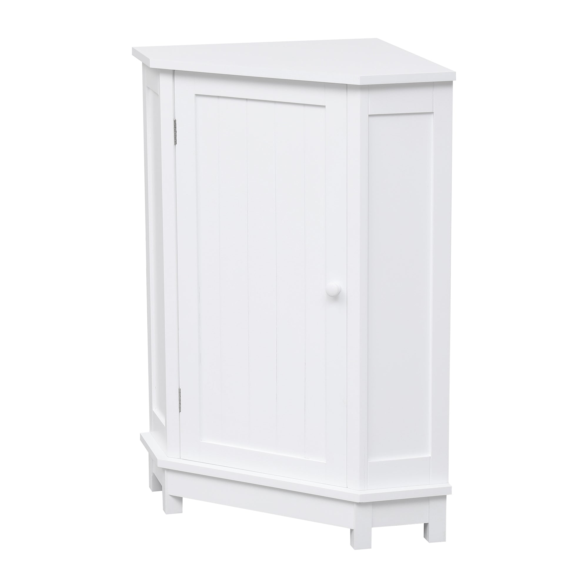 31" Wood 1-door Bathroom Cabinet with Interior Shelves