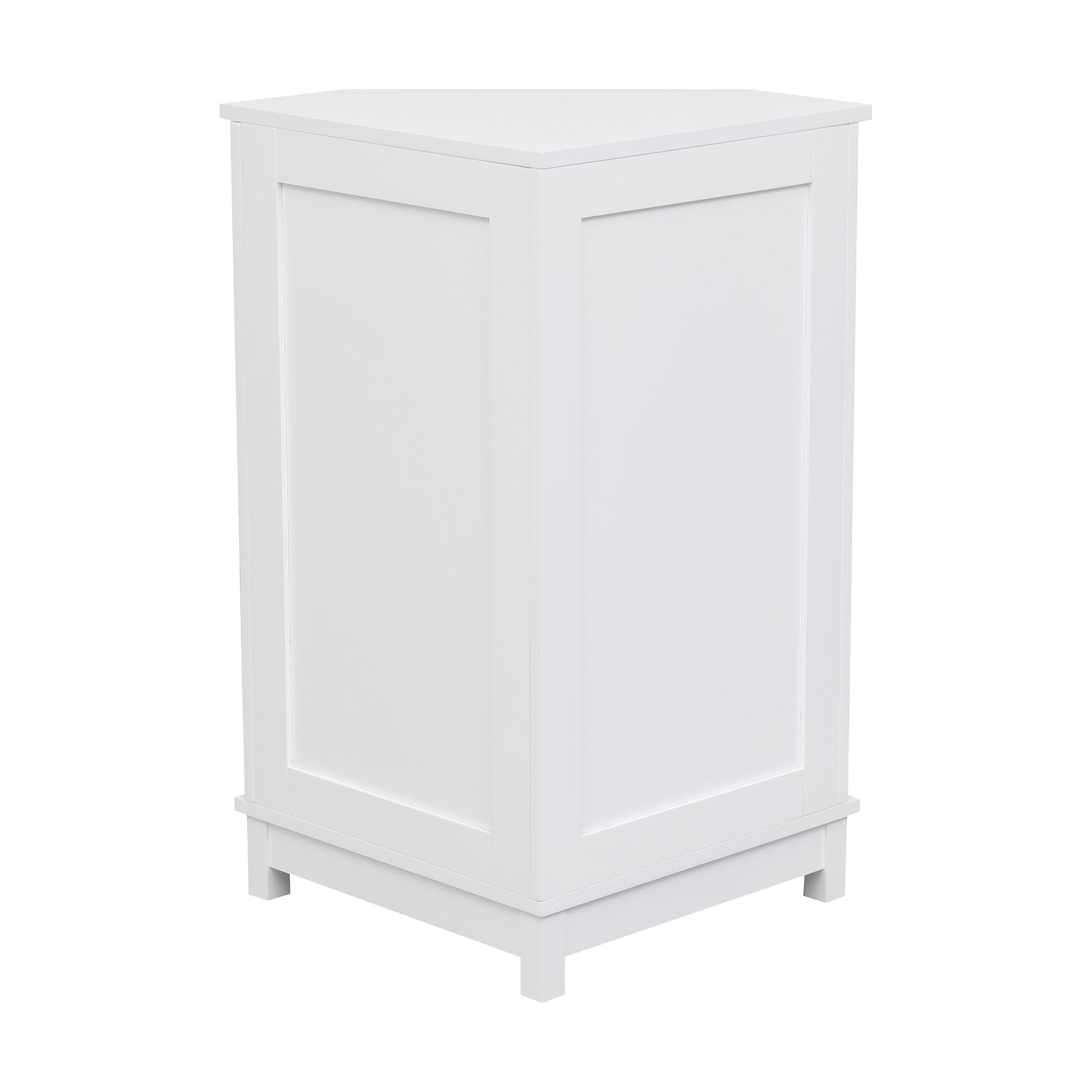 31" Wood 1-door Bathroom Cabinet with Interior Shelves
