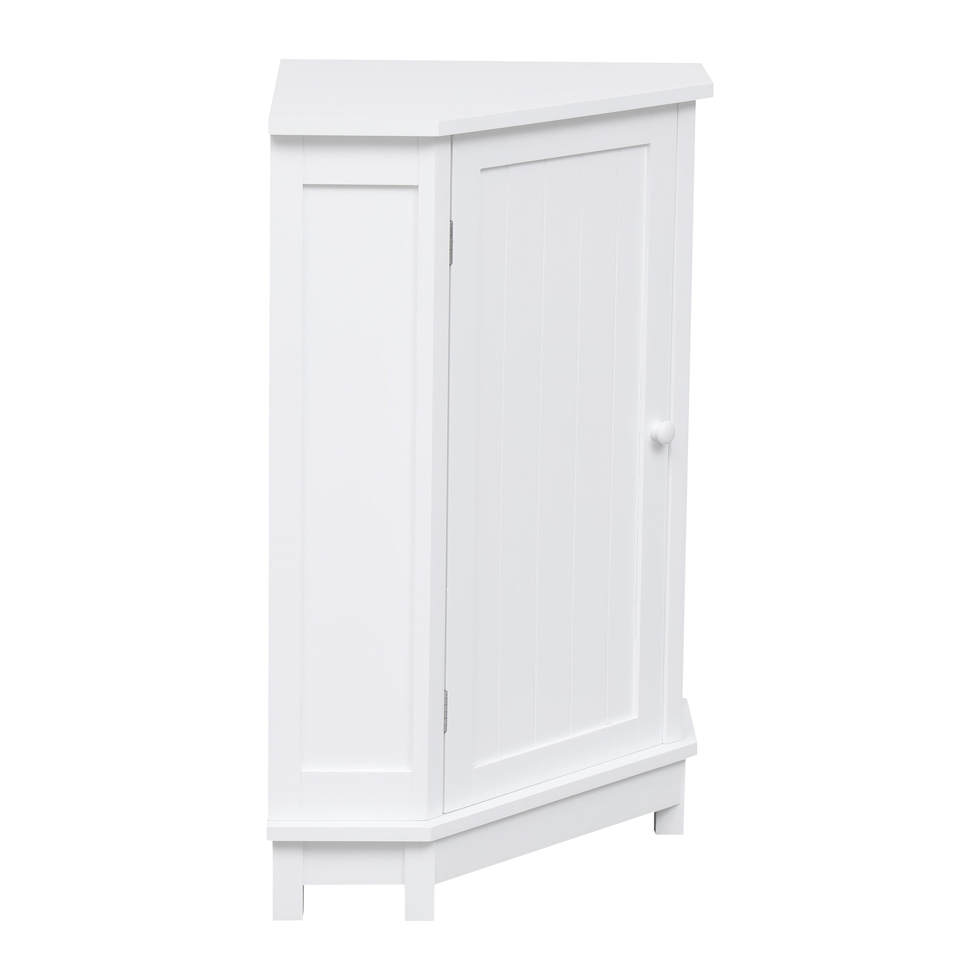 31" Wood 1-door Bathroom Cabinet with Interior Shelves