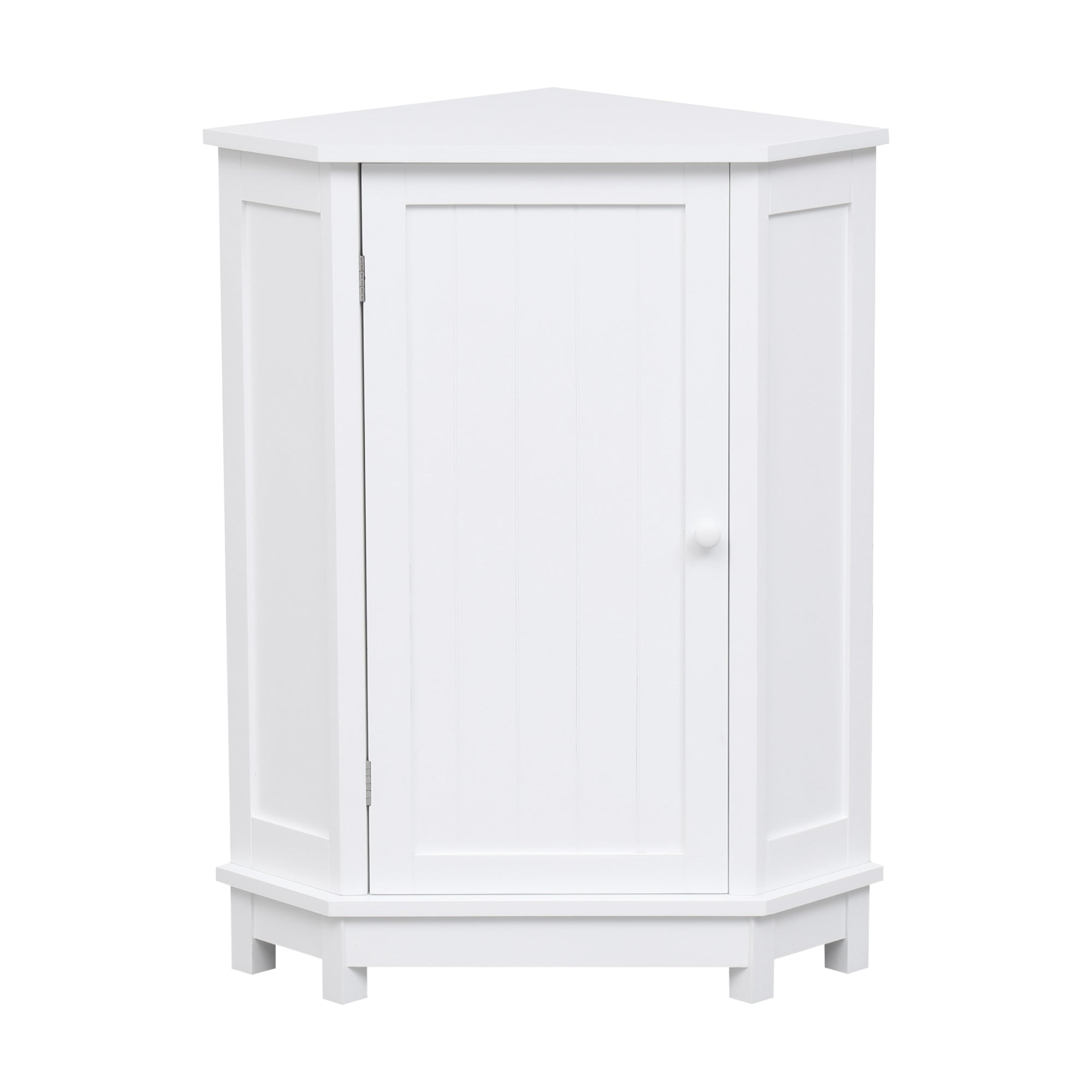 31" Wood 1-door Bathroom Cabinet with Interior Shelves