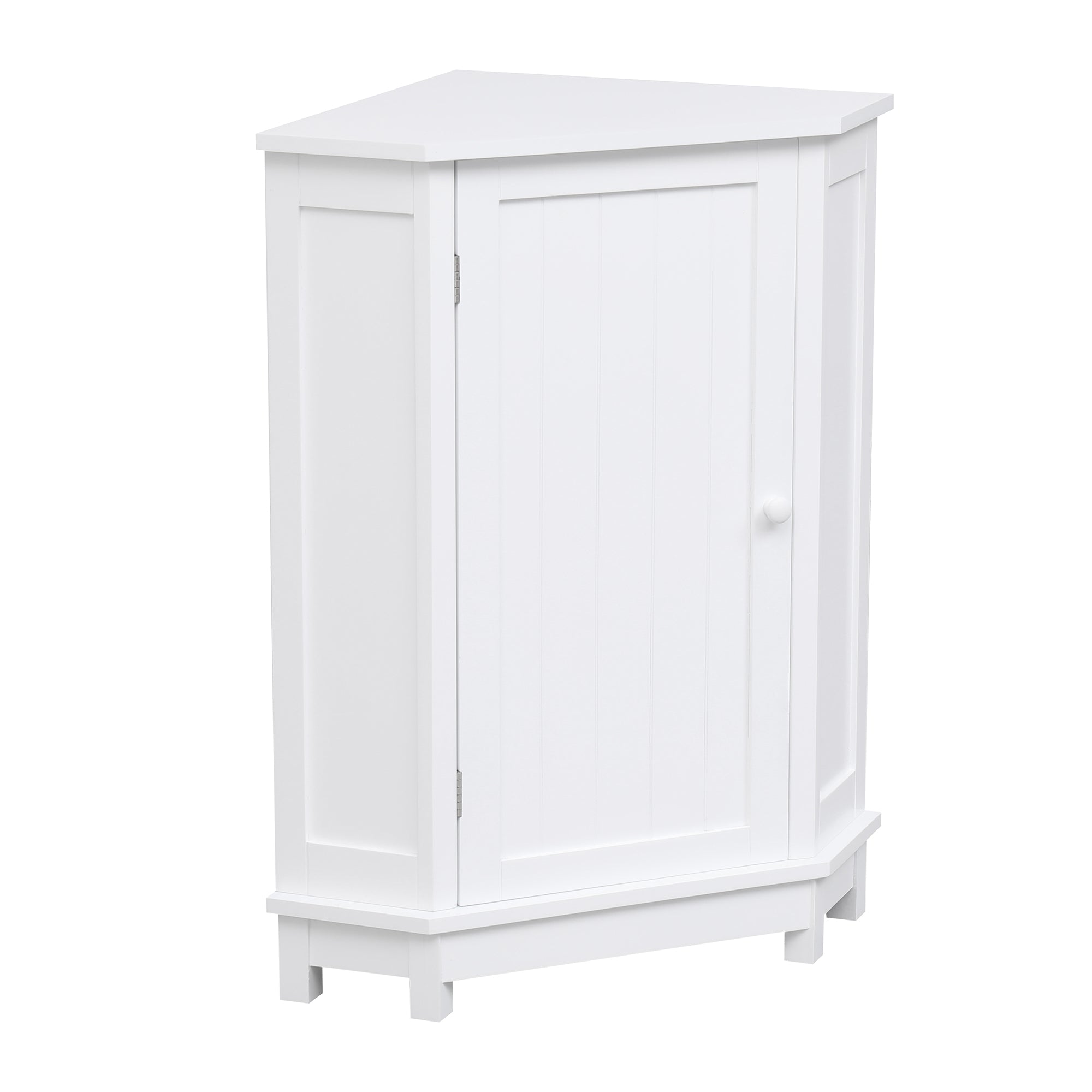31" Wood 1-door Bathroom Cabinet with Interior Shelves