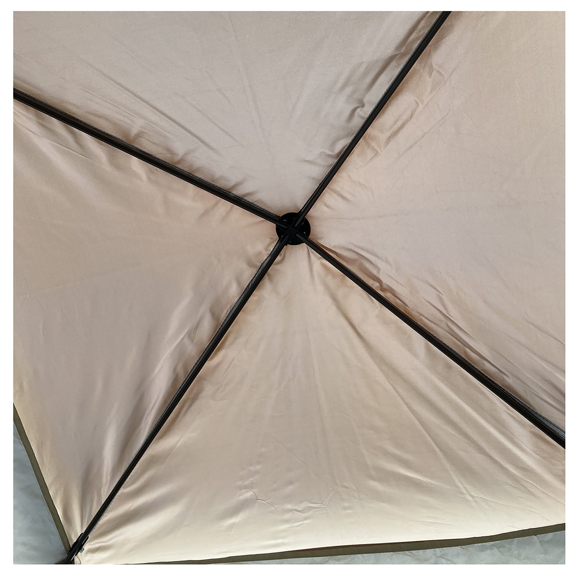 13' X 13'  Steel Polyester Soft-Top Outdoor Canopy Gazebo