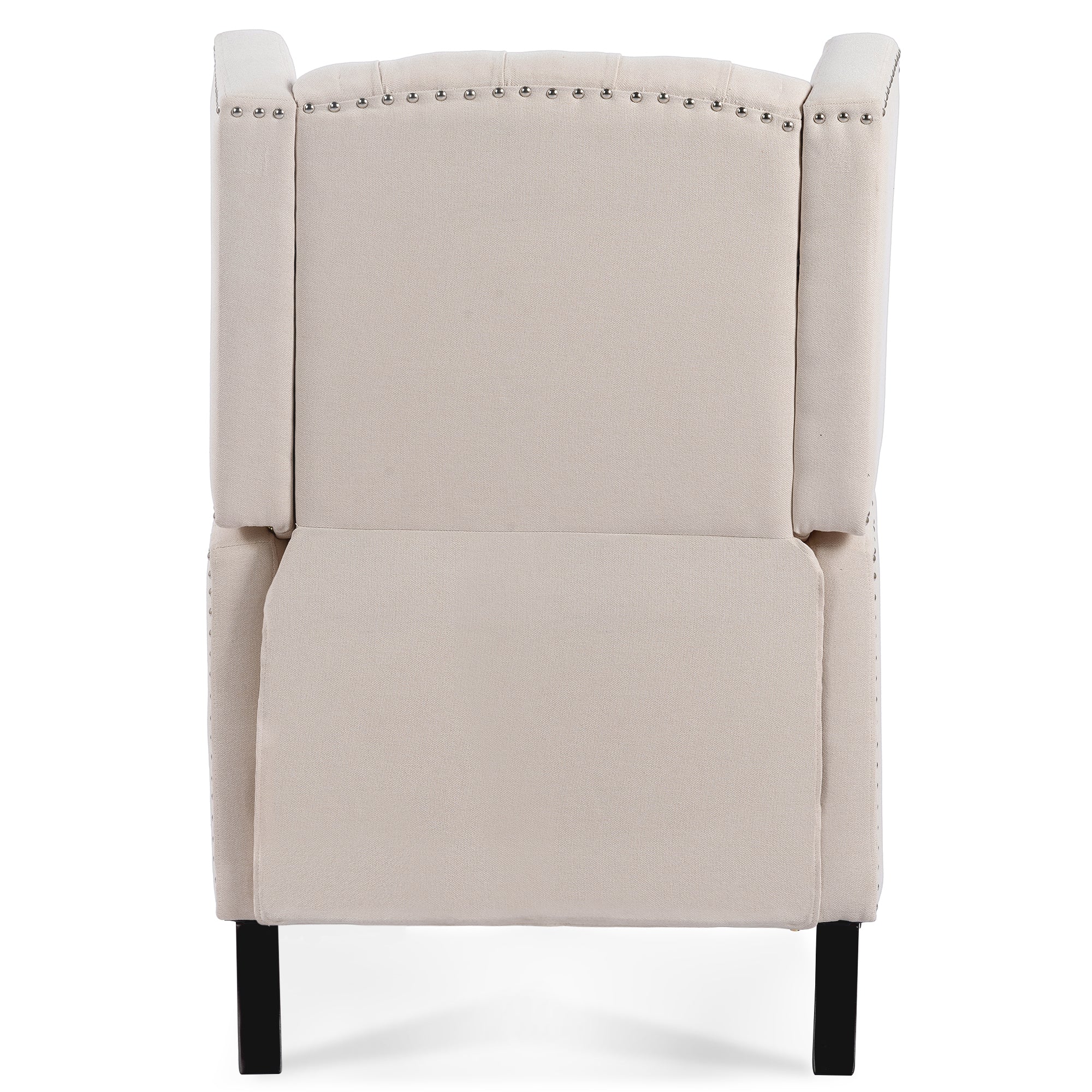 27" Wide Tufted Fabric Wingback Chair