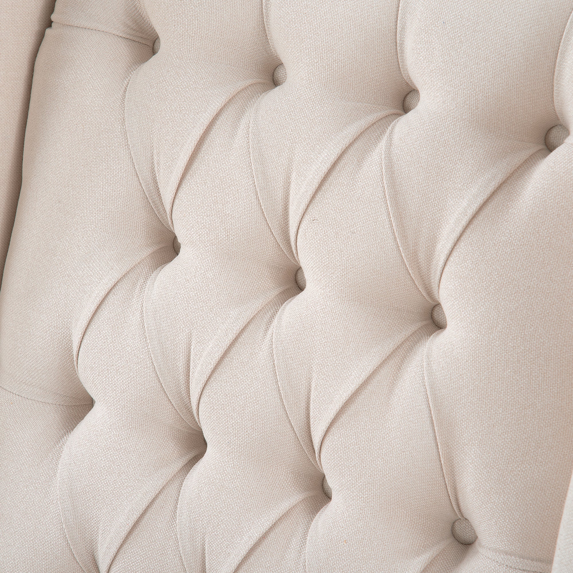 27" Wide Tufted Fabric Wingback Chair
