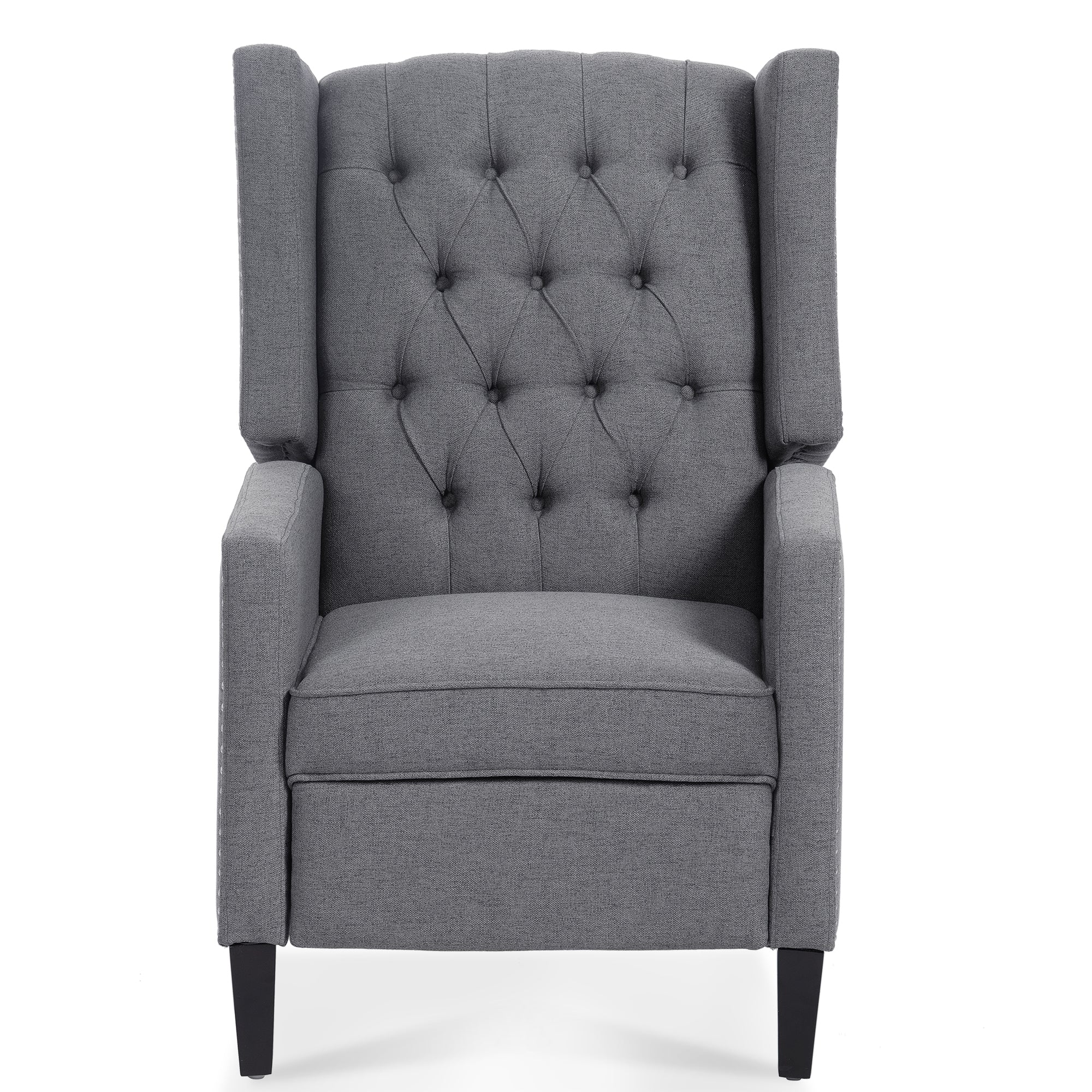 27" Wide Tufted Fabric Wingback Chair
