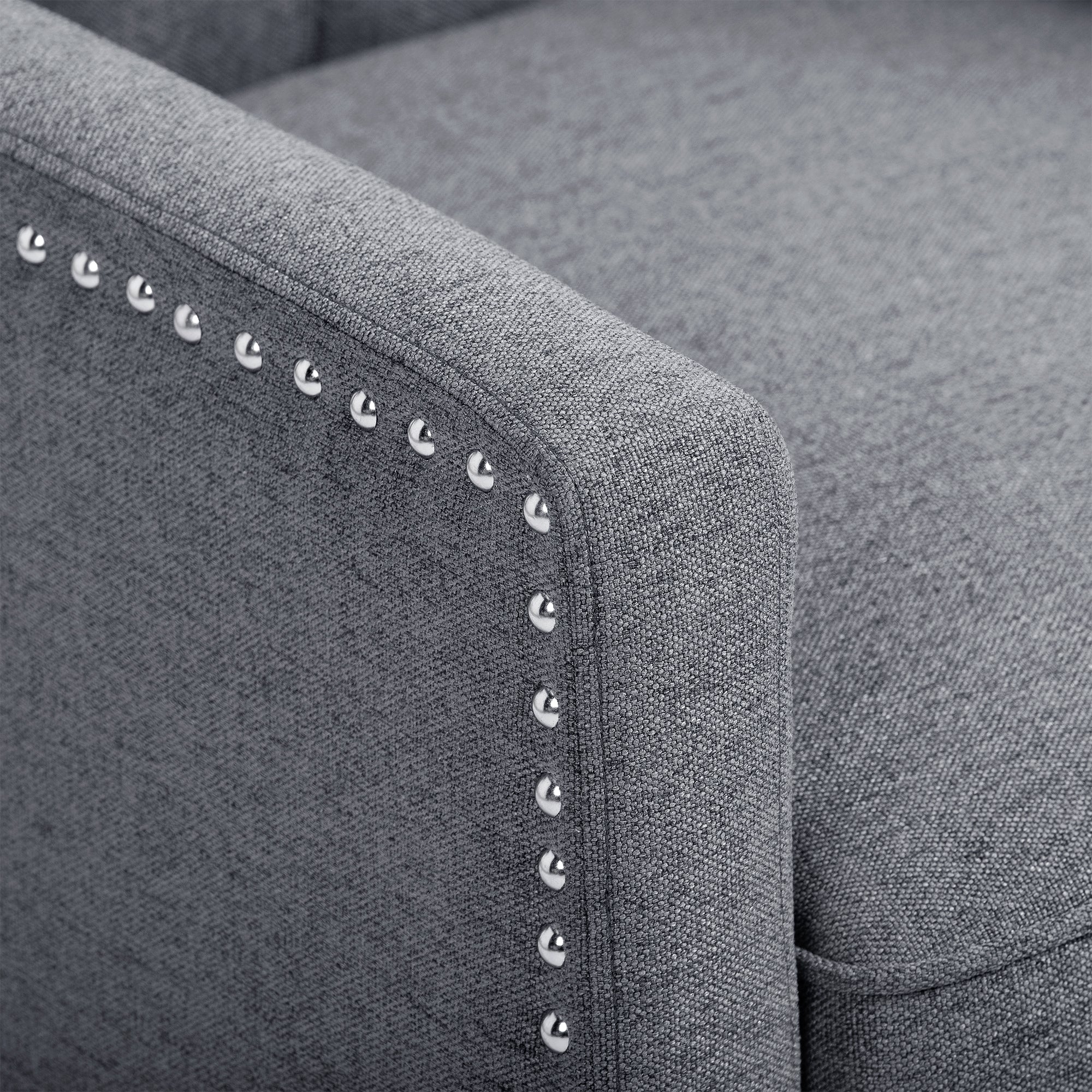 27" Wide Tufted Fabric Wingback Chair