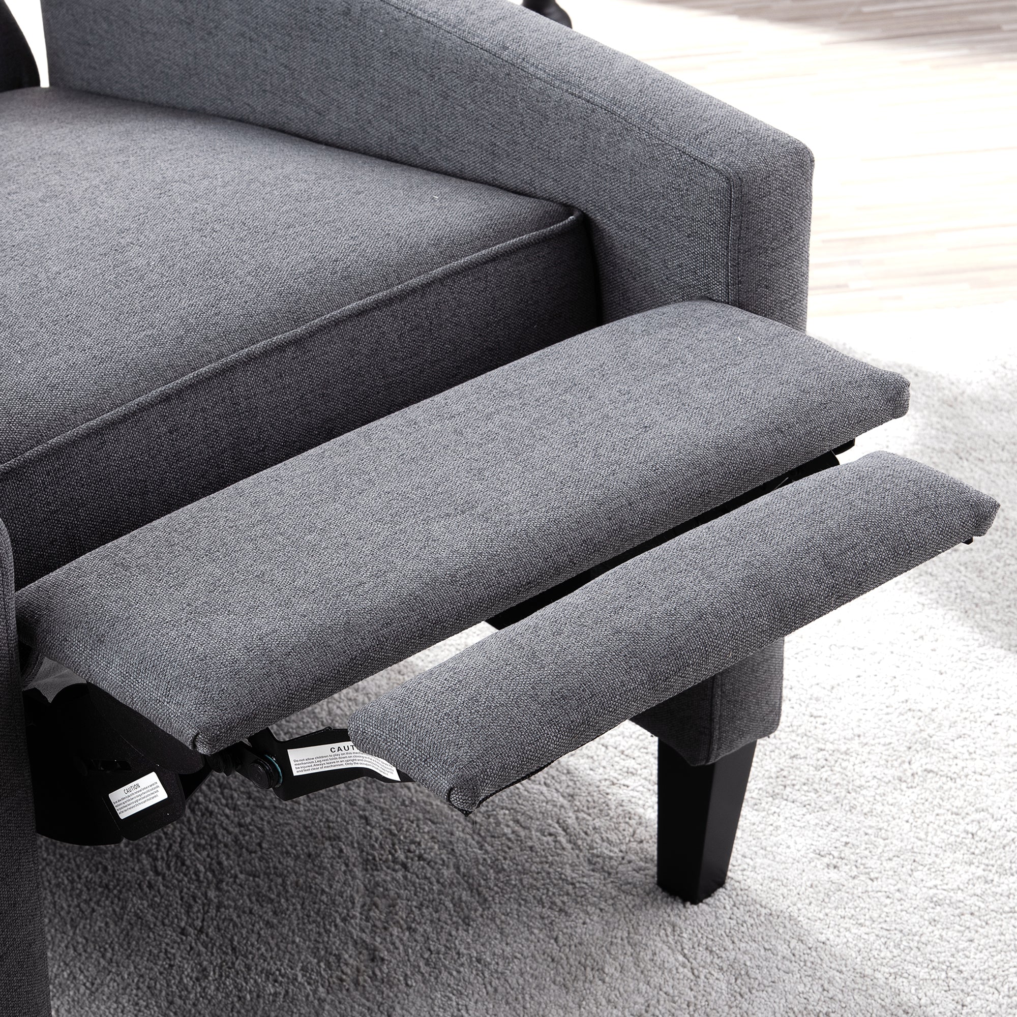 27" Wide Tufted Fabric Wingback Chair