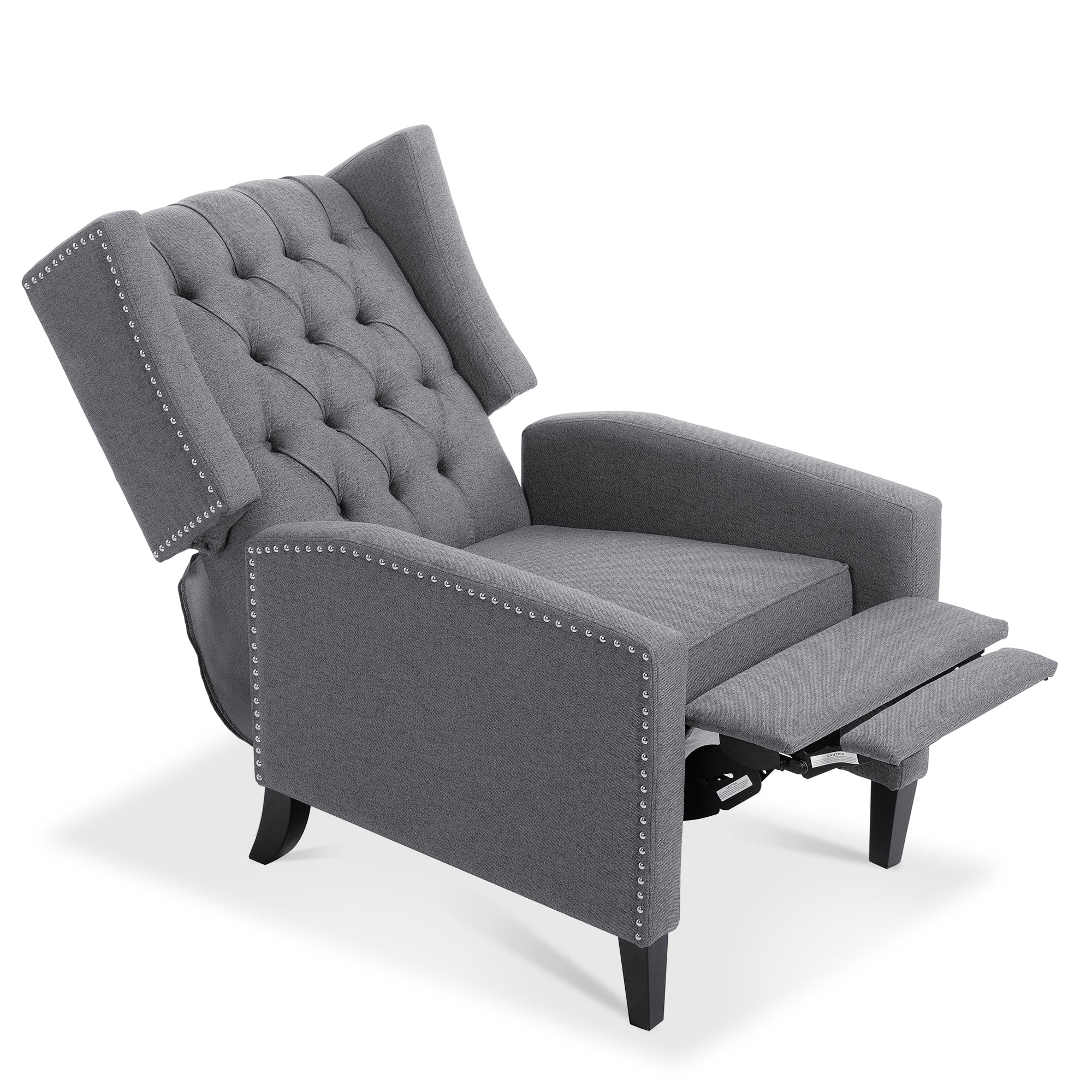 27" Wide Tufted Fabric Wingback Chair