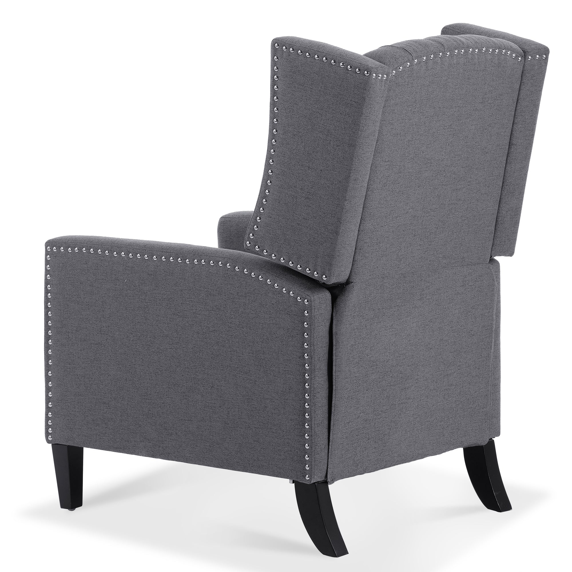 27" Wide Tufted Fabric Wingback Chair