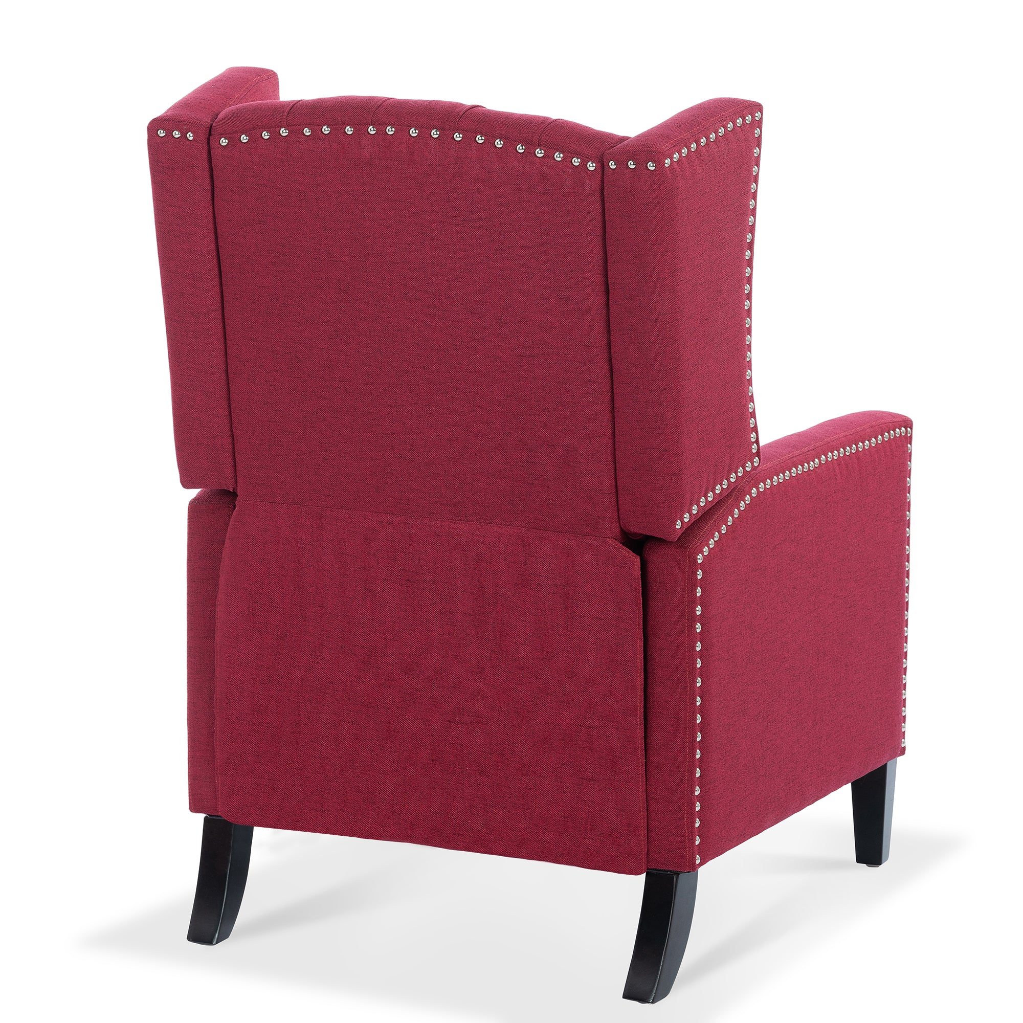 27" Wide Tufted Fabric Wingback Chair