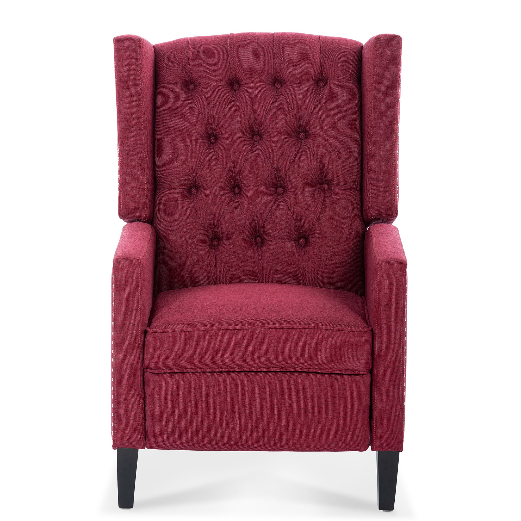27" Wide Tufted Fabric Wingback Chair