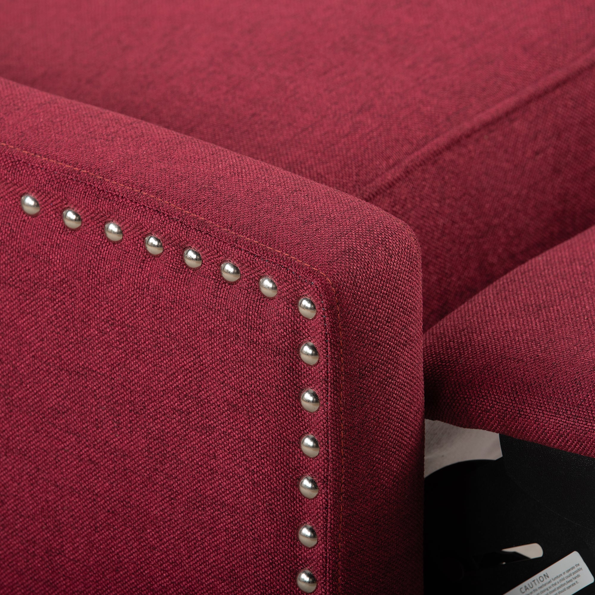 27" Wide Tufted Fabric Wingback Chair