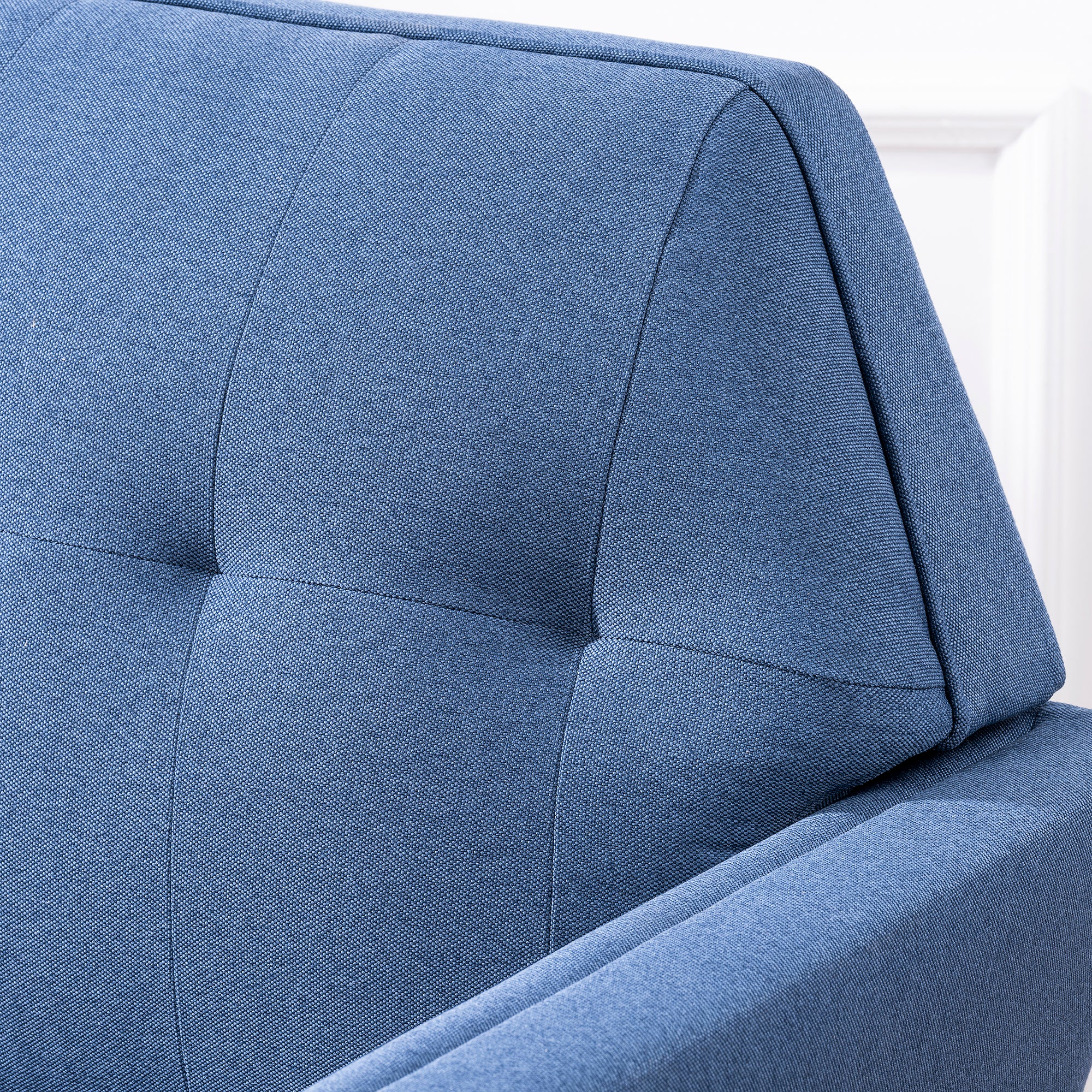 32" Wide Tufted polyester/Faux leather Armchair