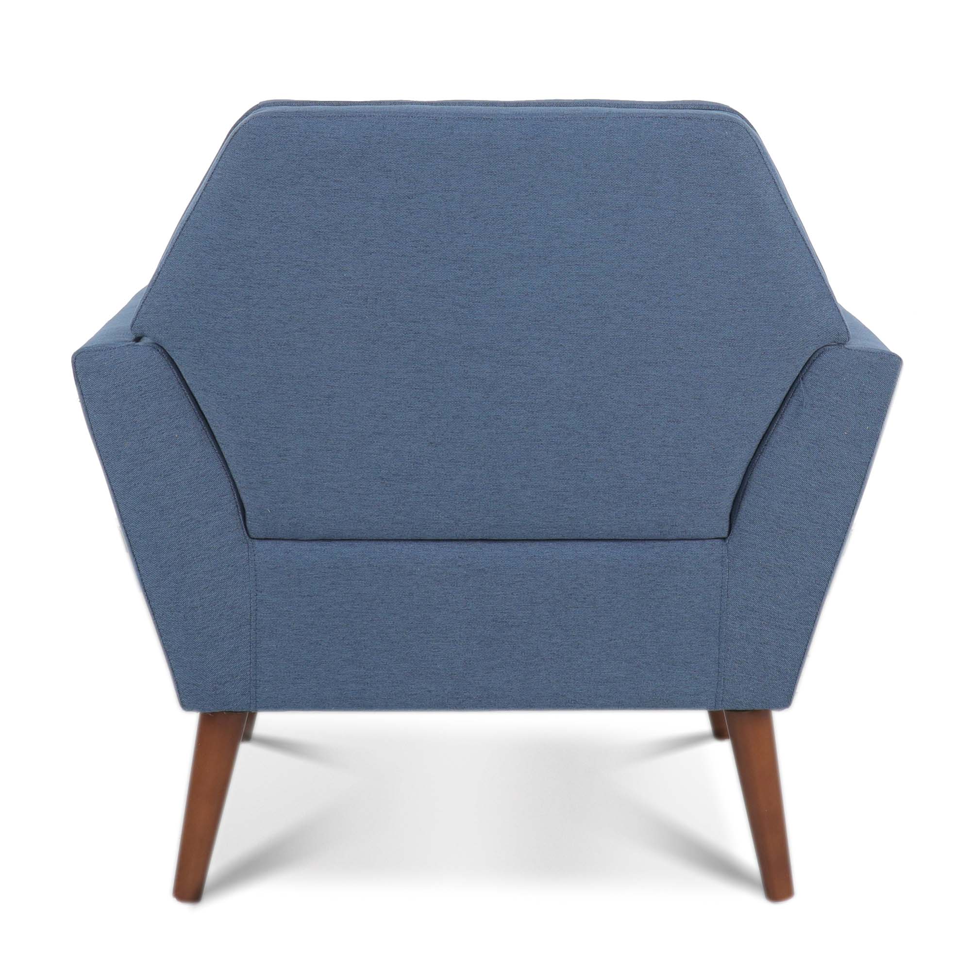 32" Wide Tufted polyester/Faux leather Armchair