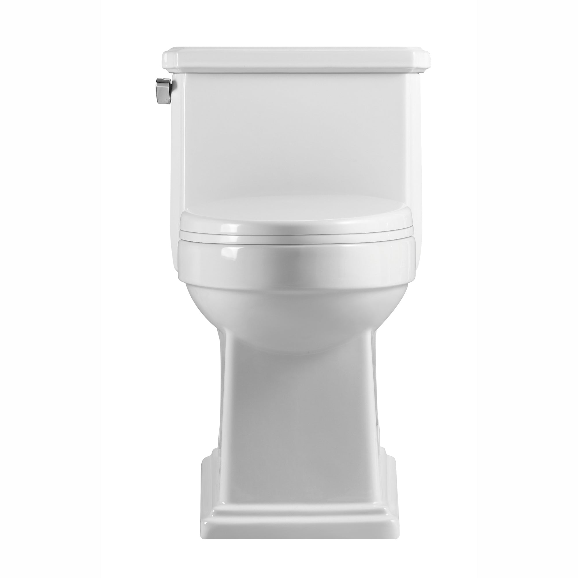 12 in. Rough-In One-piece 1.1/1.6 GPF Dual Flush Elongated Toilet in White, Seat Included