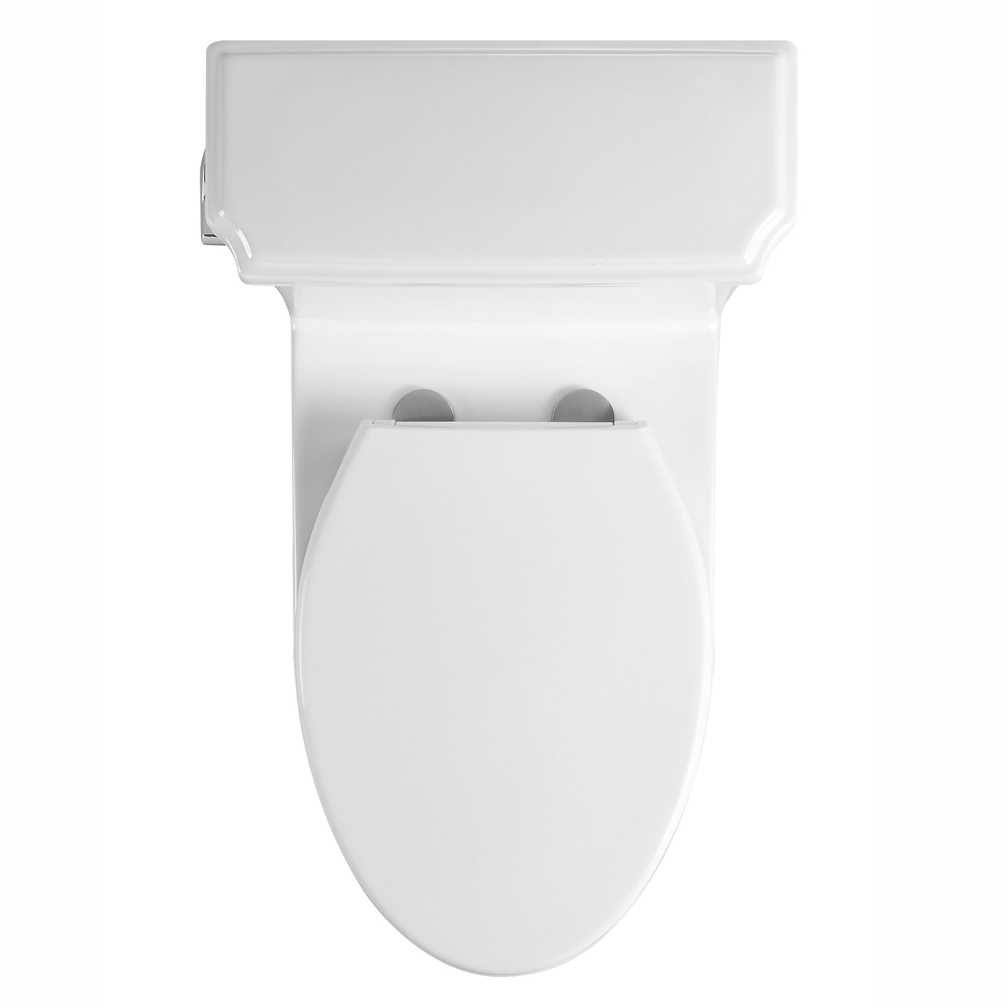 12 in. Rough-In One-piece 1.1/1.6 GPF Dual Flush Elongated Toilet in White, Seat Included