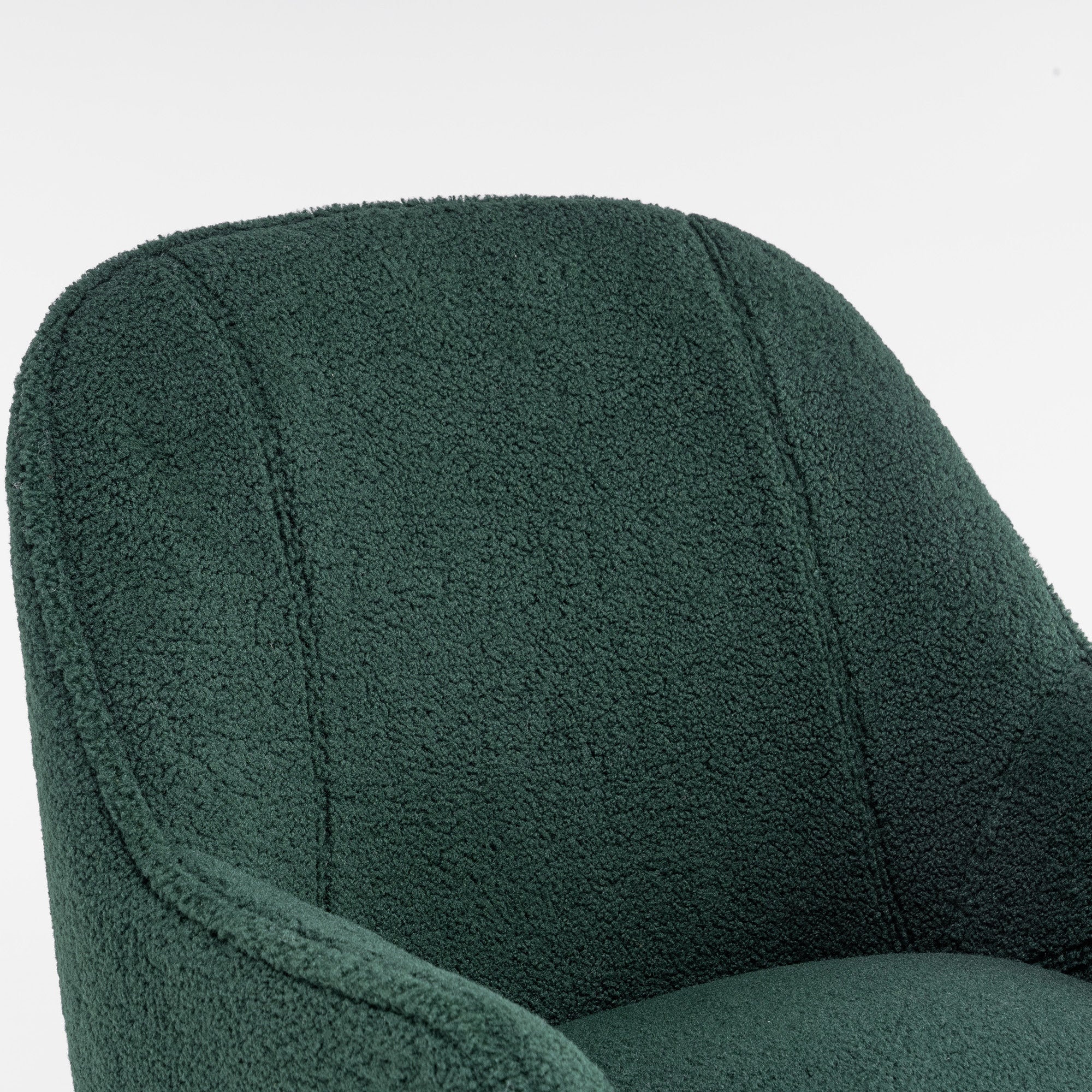 26" Wide Faux Fur Armchair With Gold Legs And Adjustable Legs