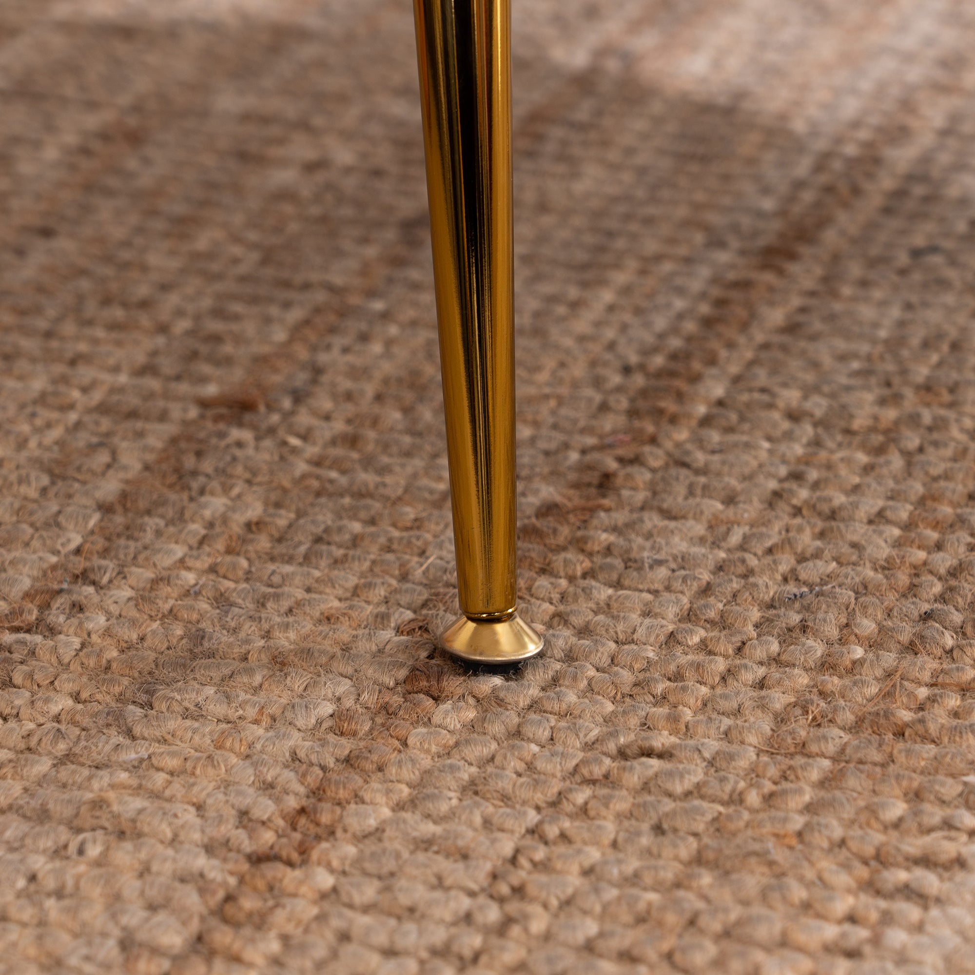 26" Wide Velvet Armchair with Gold Legs